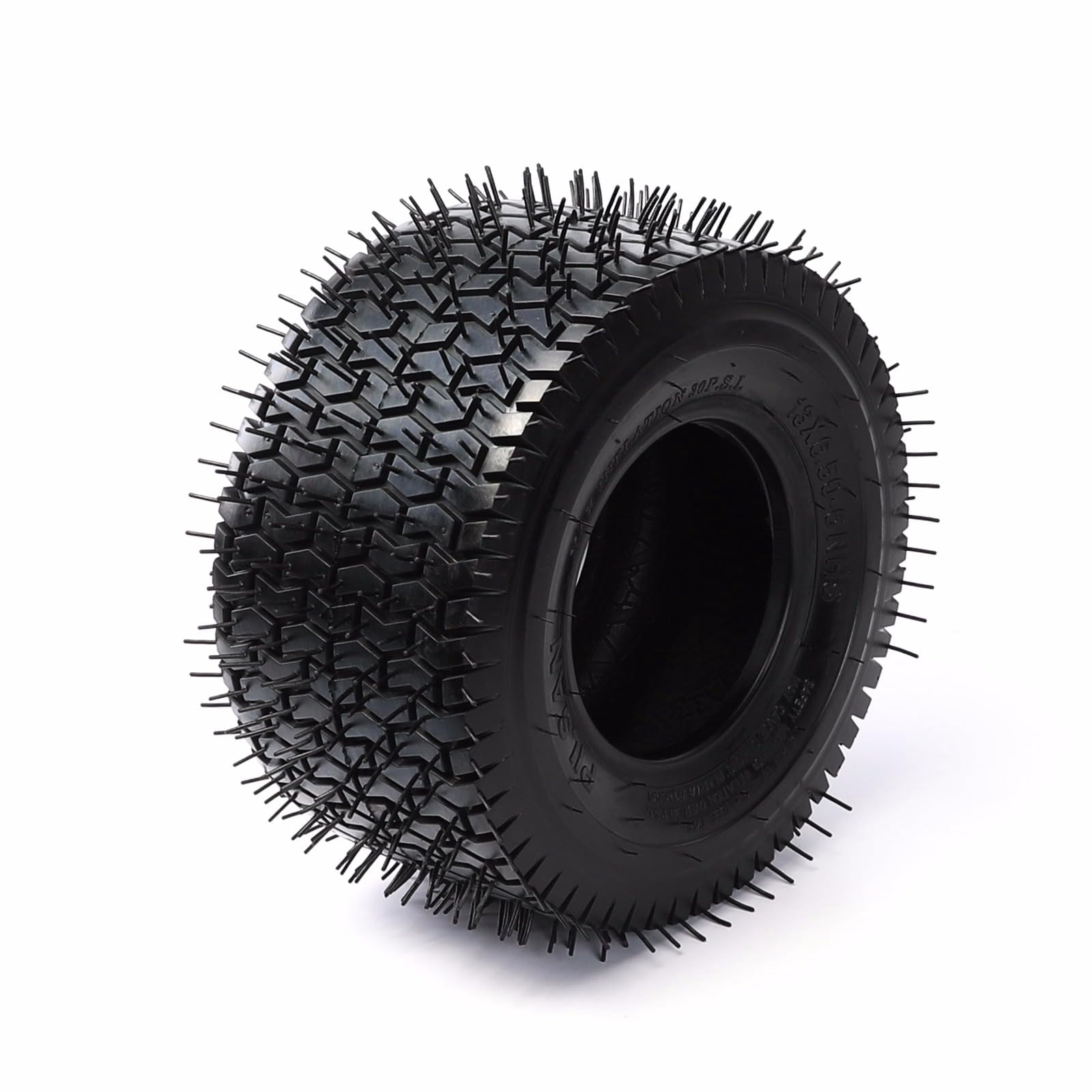 suisuitong 13x6.50-6 Tubeless Utility Tire (4PR Heavy-Duty Replacement for Lawn Mower, Golf Cart, ATV, 6 in Rim) h157p