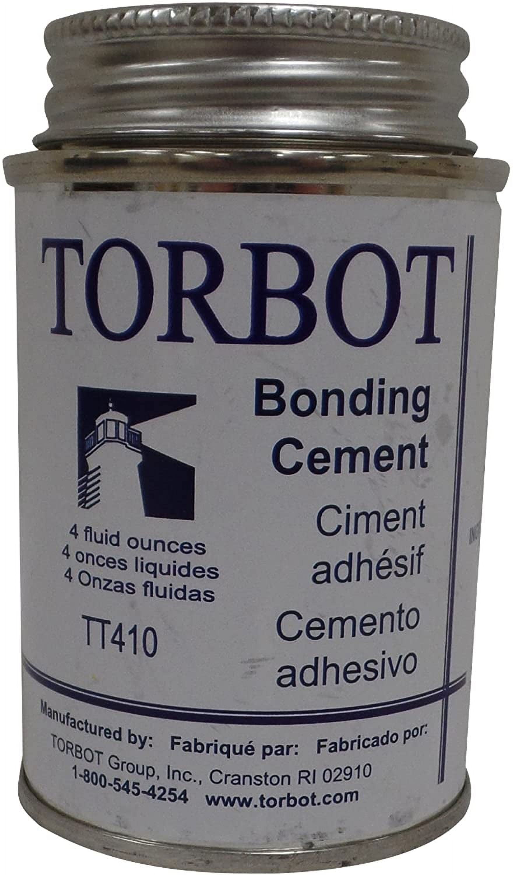 Torbot Skin Bonding Cement with Brush, Professional Medical Adhesive (White, 2 Pack, 8 oz Total) 9itmo