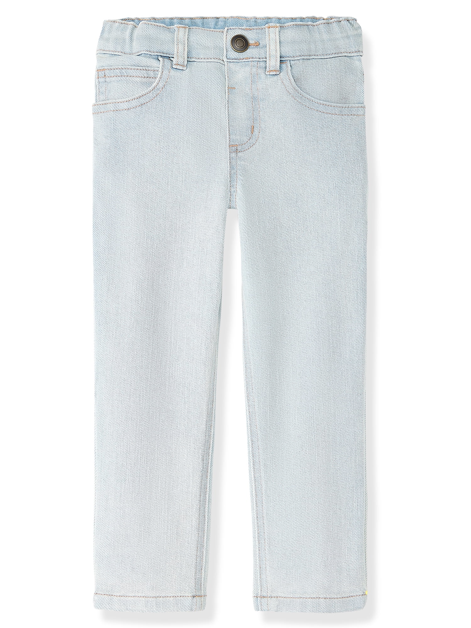 Garanimals Straight-Leg Denim Jeans for Newborns, Babies, and Toddlers (Grey, 0-6T) dwnkp