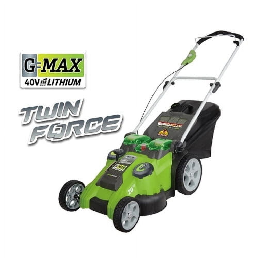 Greenworks G-Max 40V Cordless Lawn Mower, Brushless Motor, All Wheel Drive, Push Button Start (20 in) rrcp0