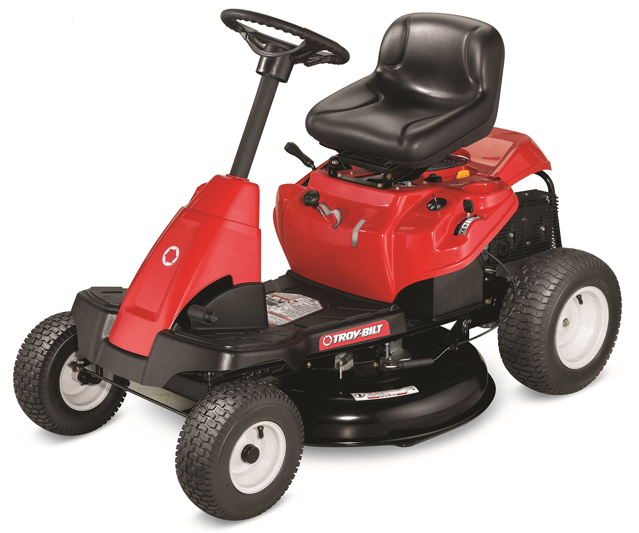 Troy-Bilt TB30B Riding Lawn Mower, 340cc Engine, 30-Inch Cutting Deck (Manual Transmission, 18-Inch Turning Radius) fbxuw