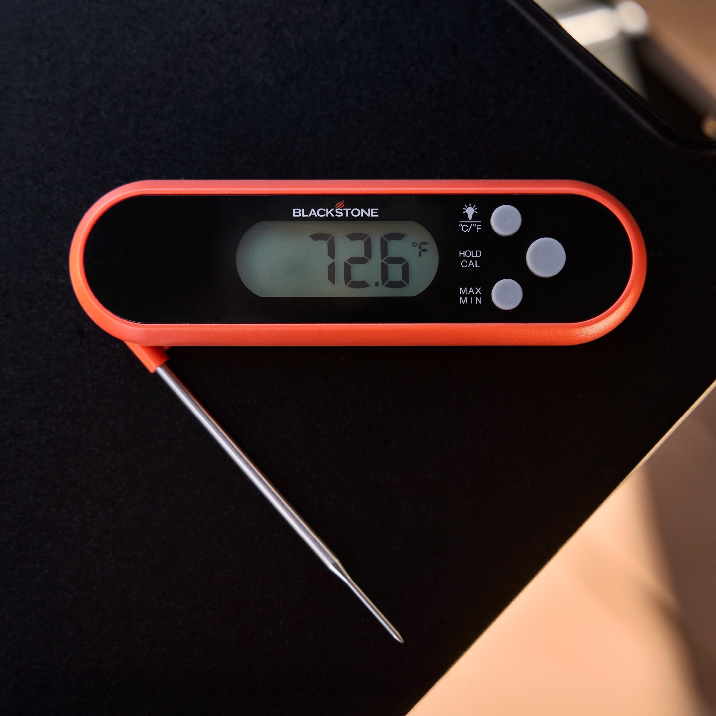 Blackstone Folding Probe Thermometer for Grilling and Cooking (Orange, 6.5 in) h94a3 - Image 4
