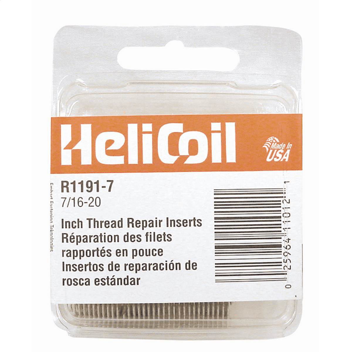HeliCoil Thread Repair Insert Kit (Heavy-Duty, Stainless Steel, 12-Pack) v0p5m