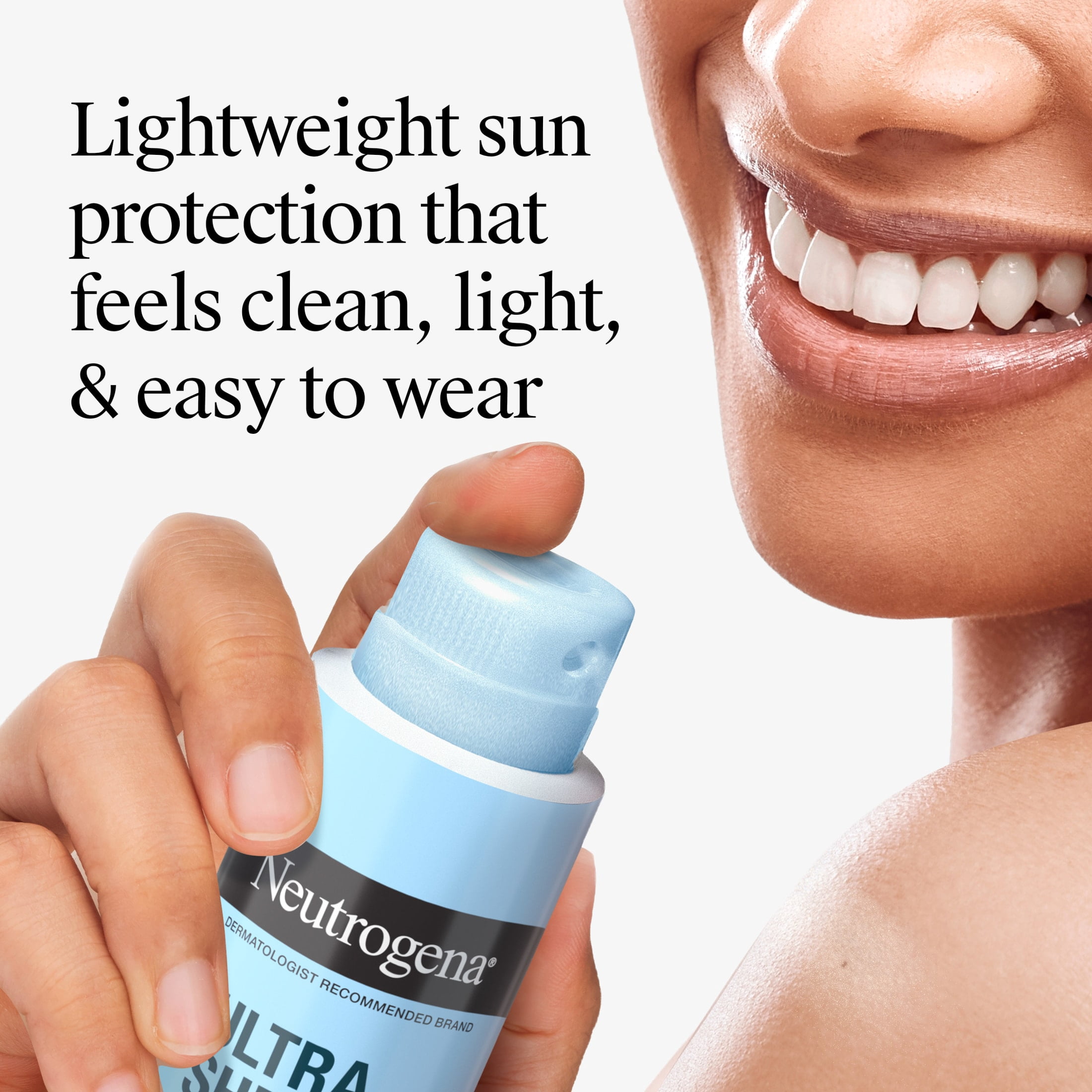 Neutrogena Ultra Sheer Dry-Touch Sunscreen Spray Broad Spectrum SPF 70 (5 oz) 0c2fn