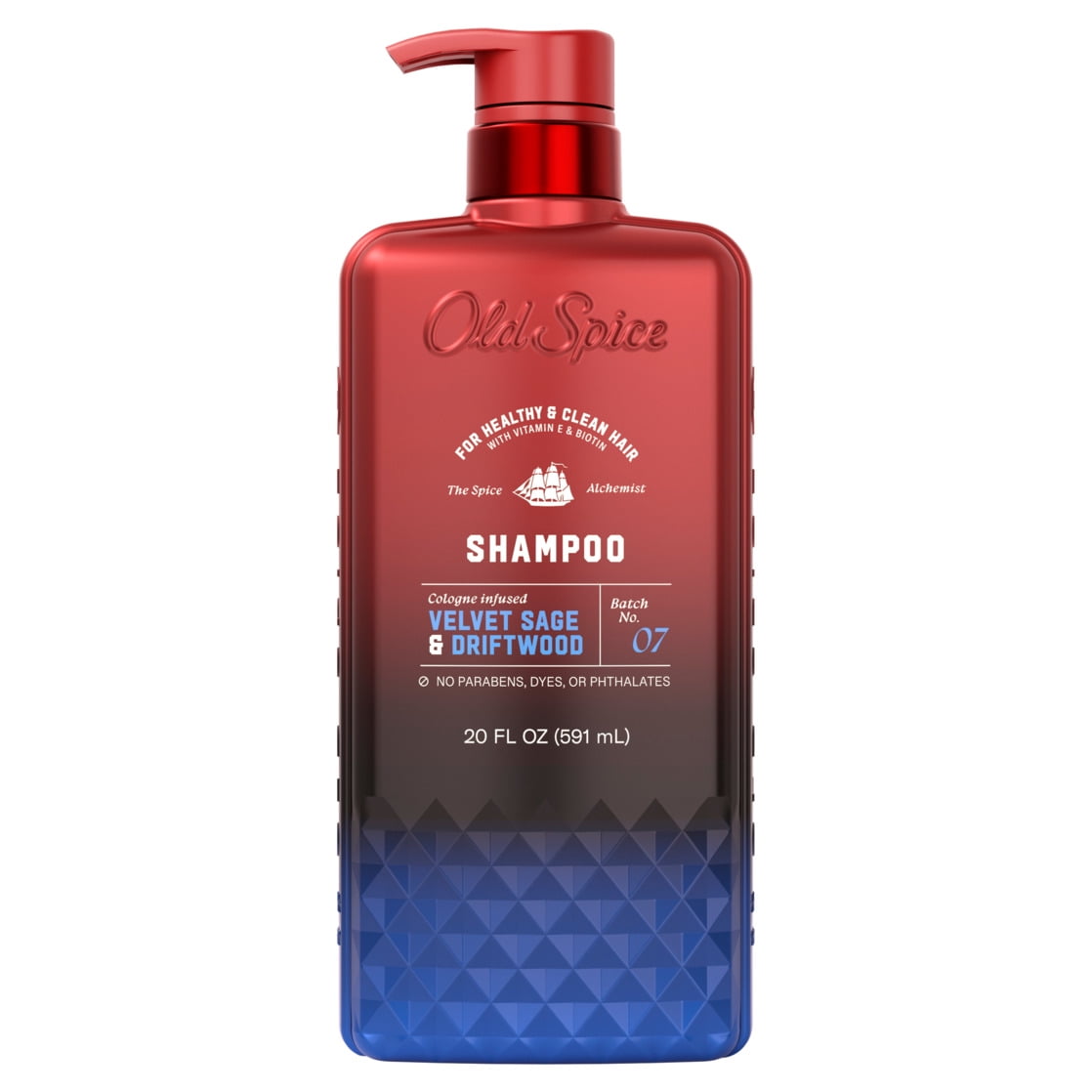 Old Spice The Spice Alchemist Shampoo, Cologne-Infused Velvet Sage & Driftwood, Moisturizing Hair Care (21.9 fl oz) o48vi