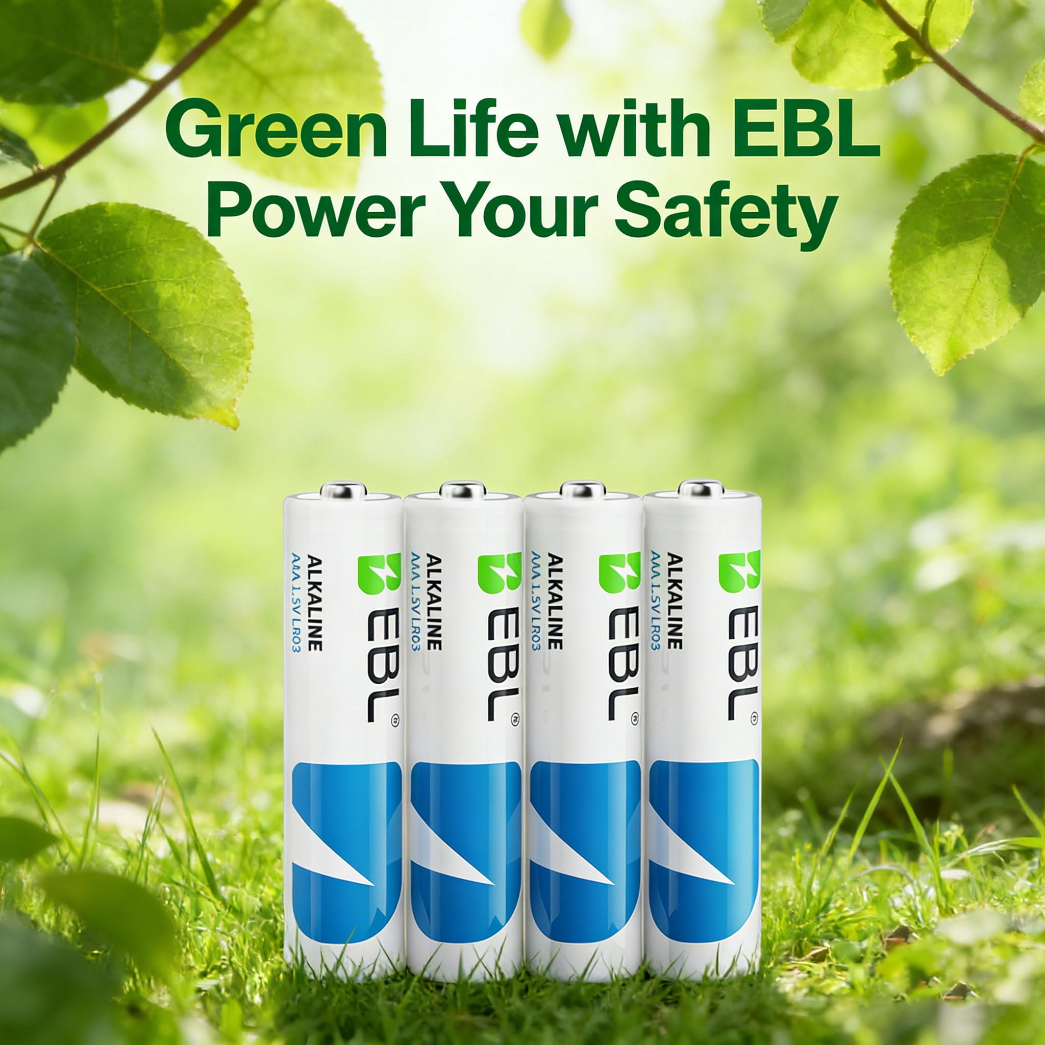 EBL AAA Alkaline Batteries, Ultra Long-Lasting Power for Household Electronics (12 Count Pack) wpxbe