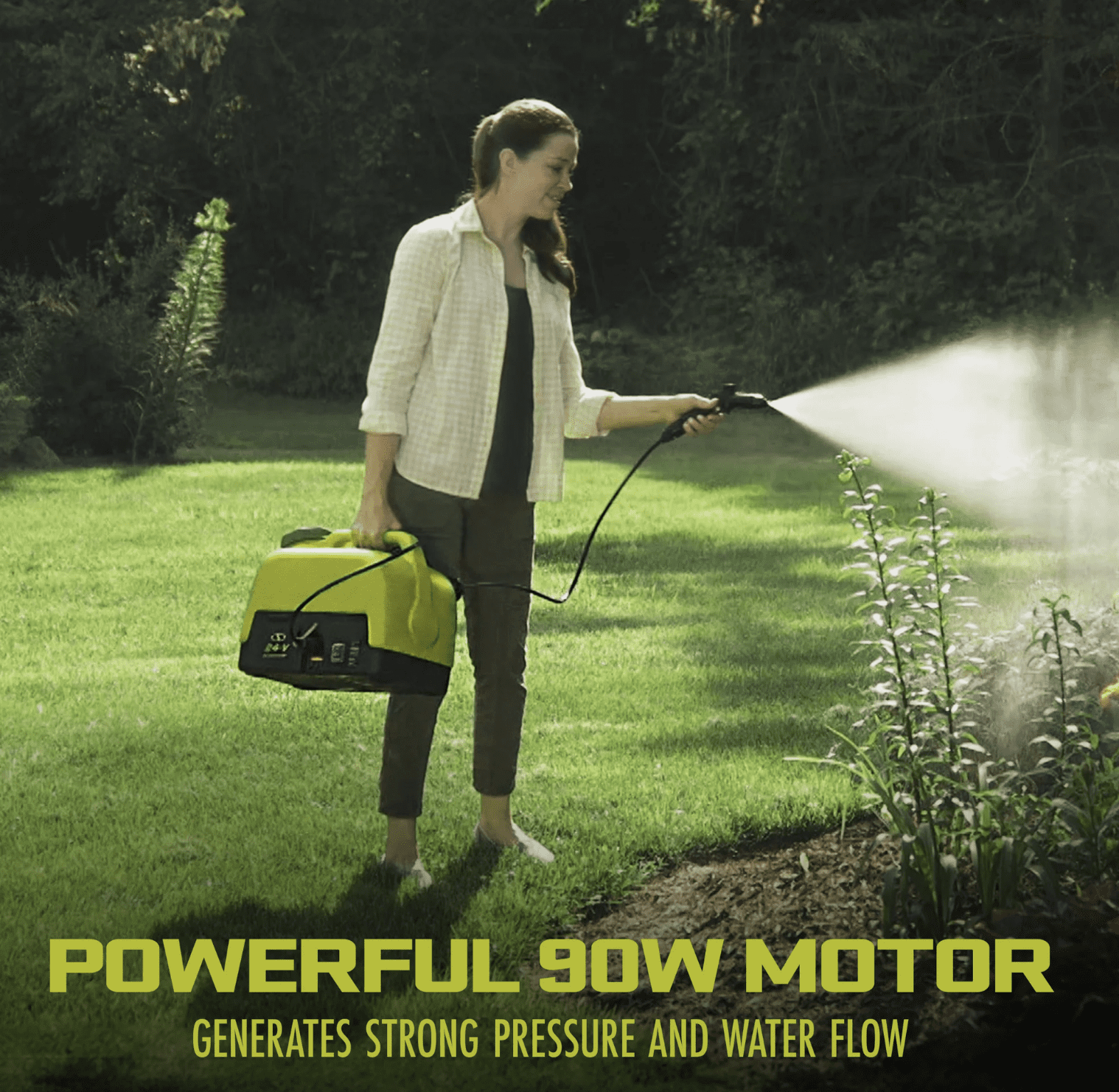 Sun Joe 24V ION+ Cordless Portable Spray Washer Kit with 2.0Ah Battery (Refurbished, 116 PSI) 9kkn0