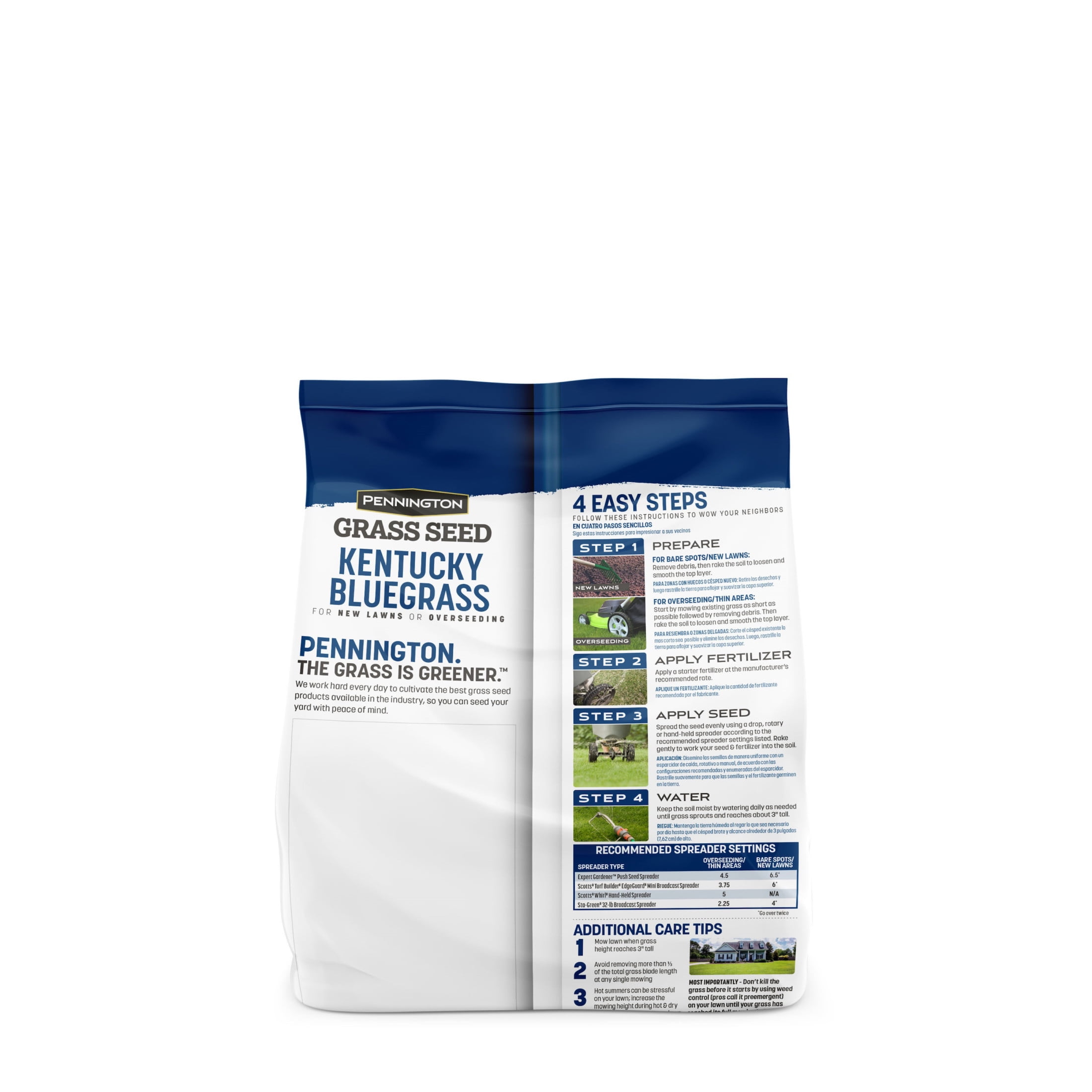 Pennington Kentucky Bluegrass Northern Grass Seed Mix (Sun to Partial Shade, 3 lb) 1u0vo