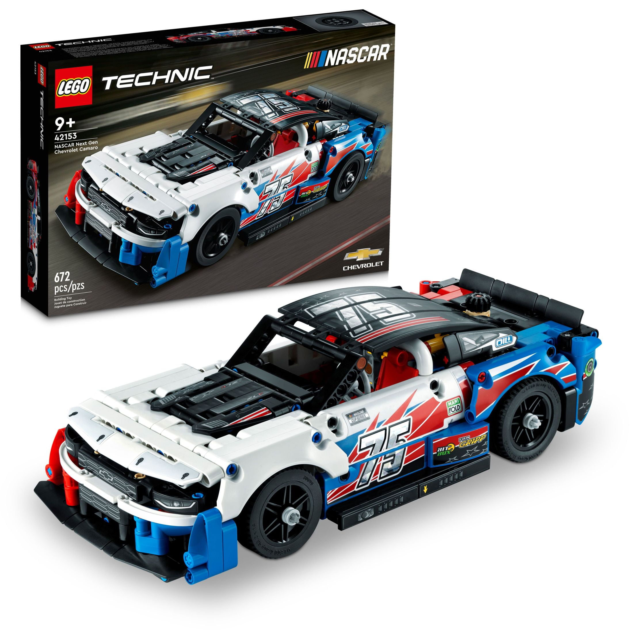 LEGO Technic NASCAR Next Gen Chevrolet Camaro ZL1 Racing Car Building Set (672 Pieces, 11 in. Long) nhbw1