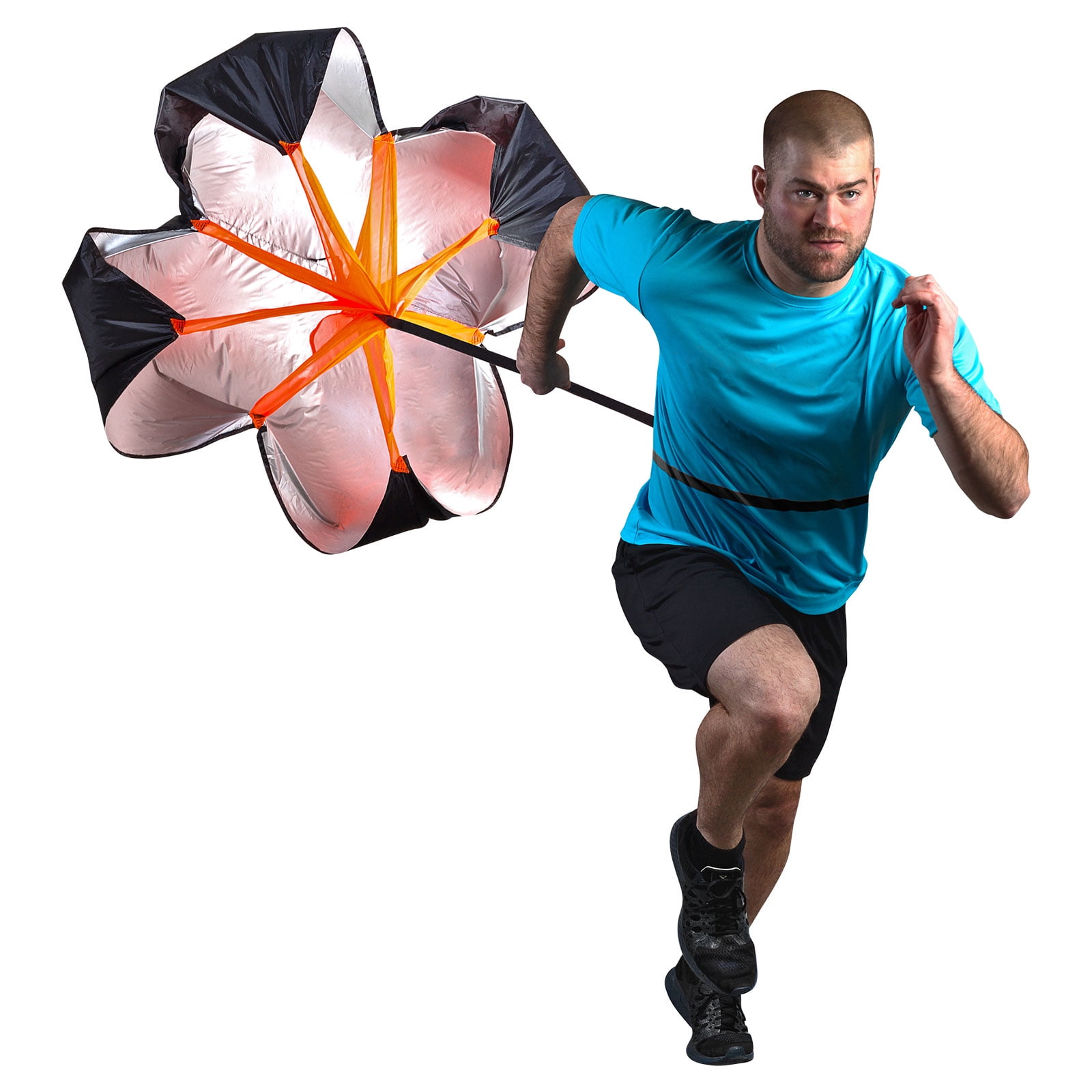 Champro Speed Chute Resistance Training Parachute for Athletic Performance (Orange, 48 in) s8719