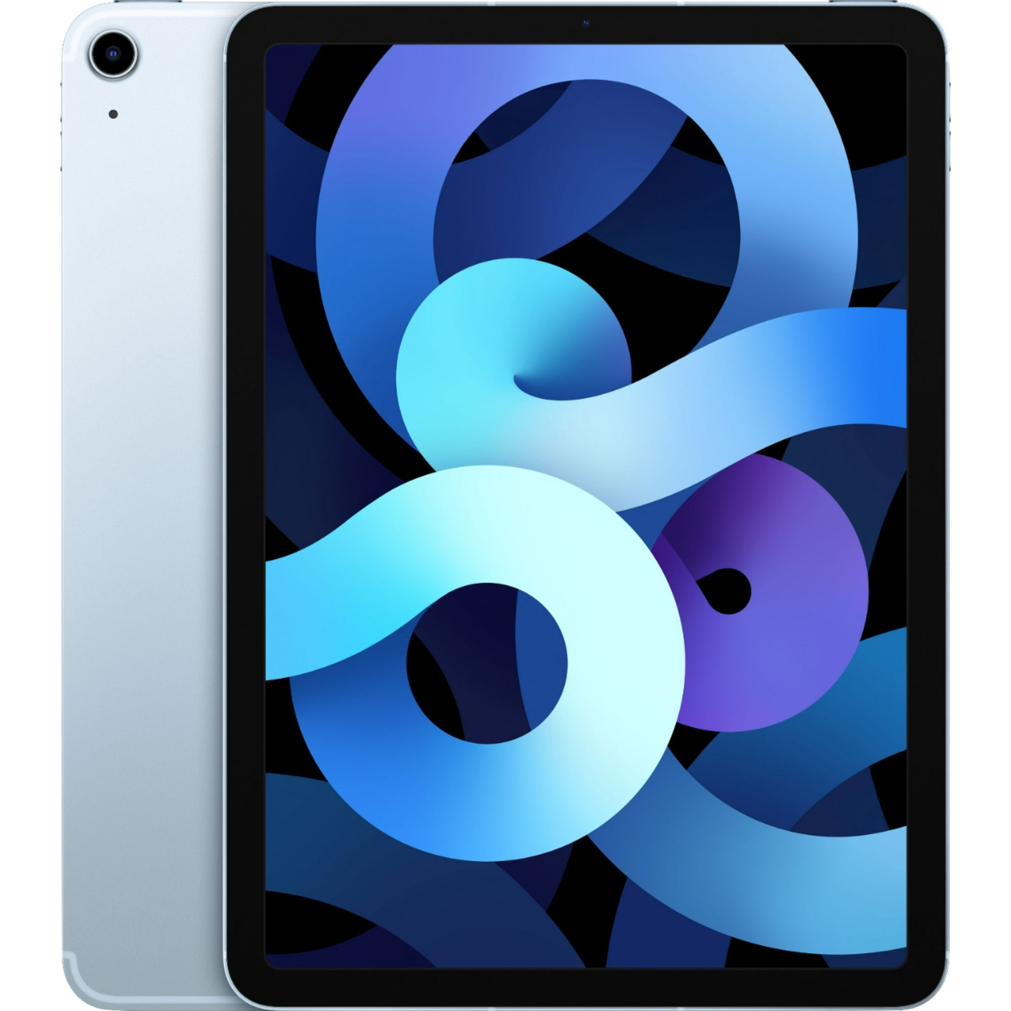 Apple iPad Air 10.9-inch (2020, 4th Gen) 64GB Wi-Fi Unlocked Tablet (Sky Blue, 64GB) xqdge