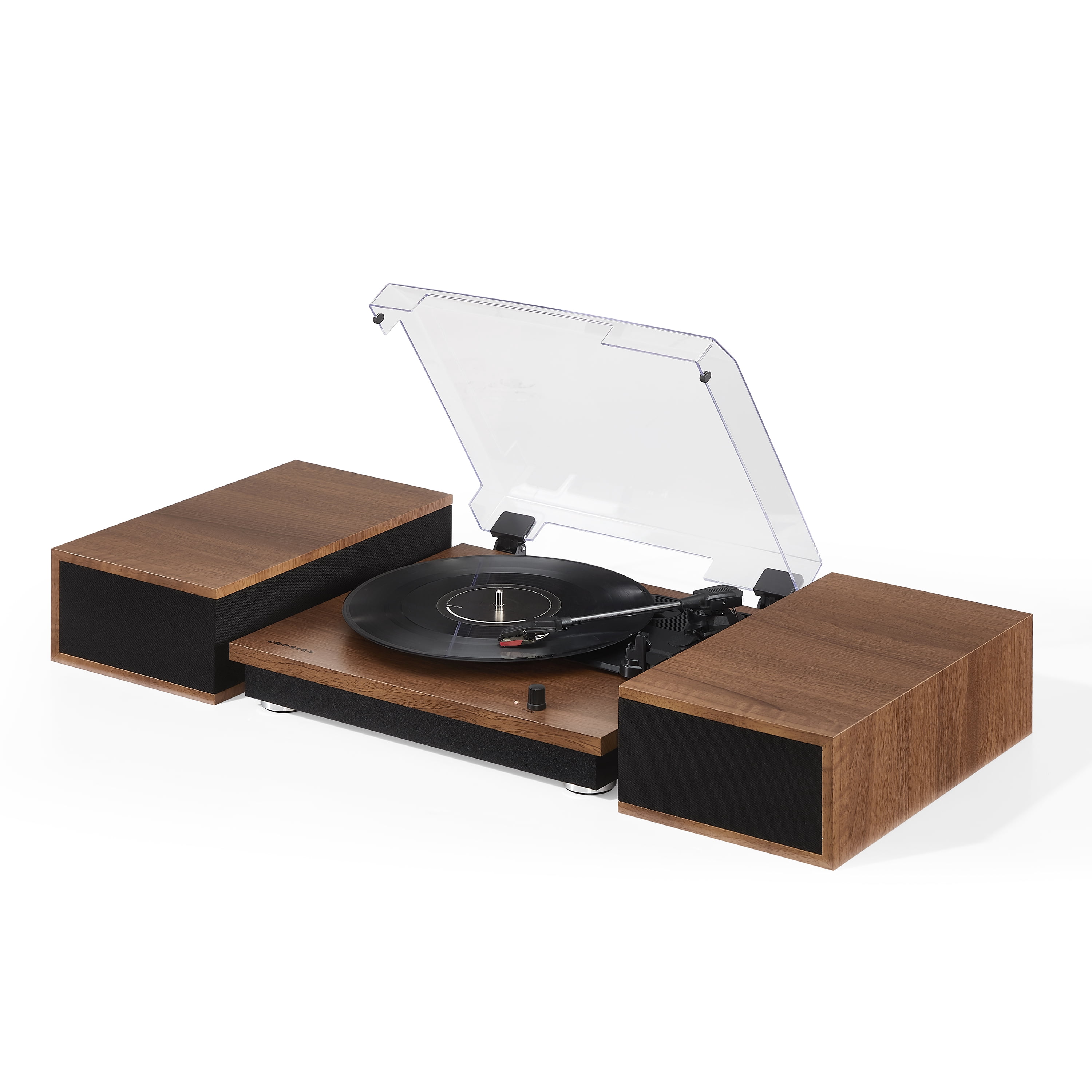 Crosley Riff Bluetooth Vinyl Record Player with Speakers (3-Speed Turntable, 6 Modular Layouts) x6qj5