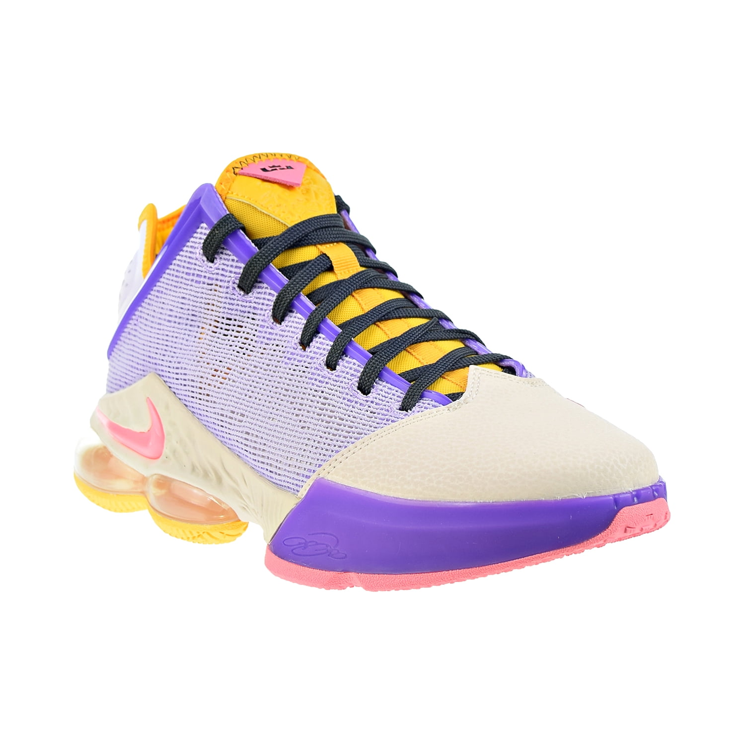 Nike LeBron 19 XIX Low Mismatch Basketball Shoes (Lilac, 7.5) 4luzp