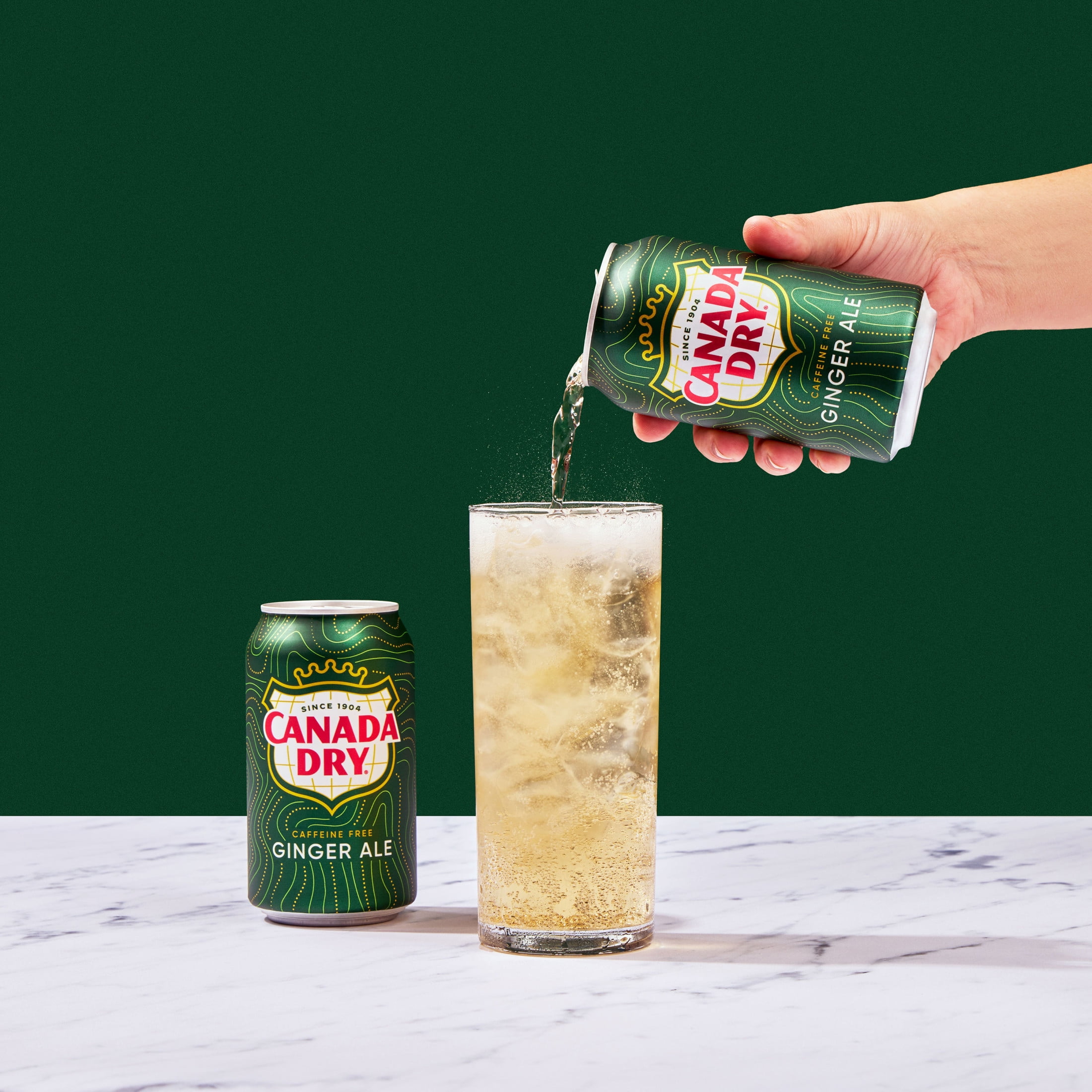 Canada Dry Caffeine Free Ginger Ale Soda (7.5 fl oz, 10 Pack) oo4k1