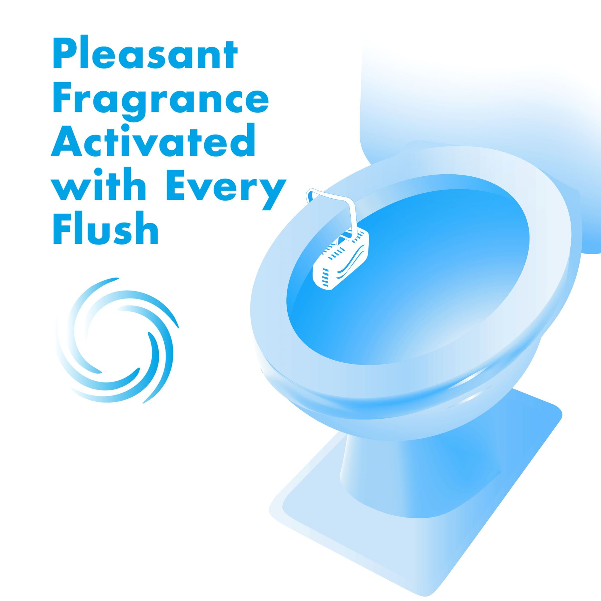 Bowl Fresh Plus Toilet Bowl Cleaner and Deodorizer, Stain-Fighting Oxygen Bleach (Pleasant Scent, 1.76 oz) ik9hx