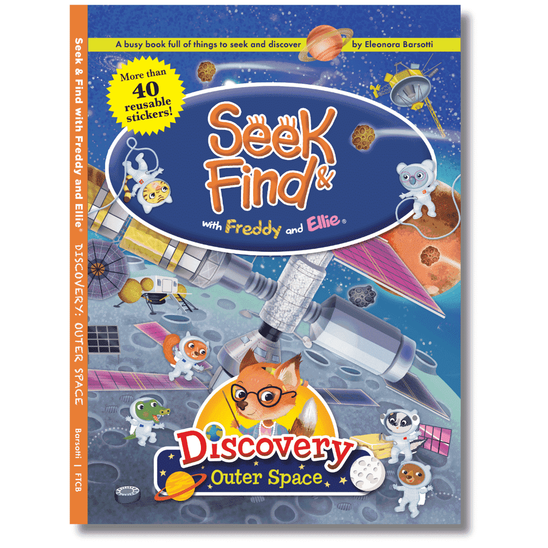 Seek & Find with Freddy and Ellie Discovery Outer Space Activity Book (Paperback, 32 Pages) 092dp