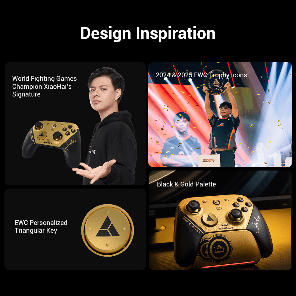 GameSir G7 Pro 8K PC Controller Champion Edition (Black, Wired & Wireless) jdu6r
