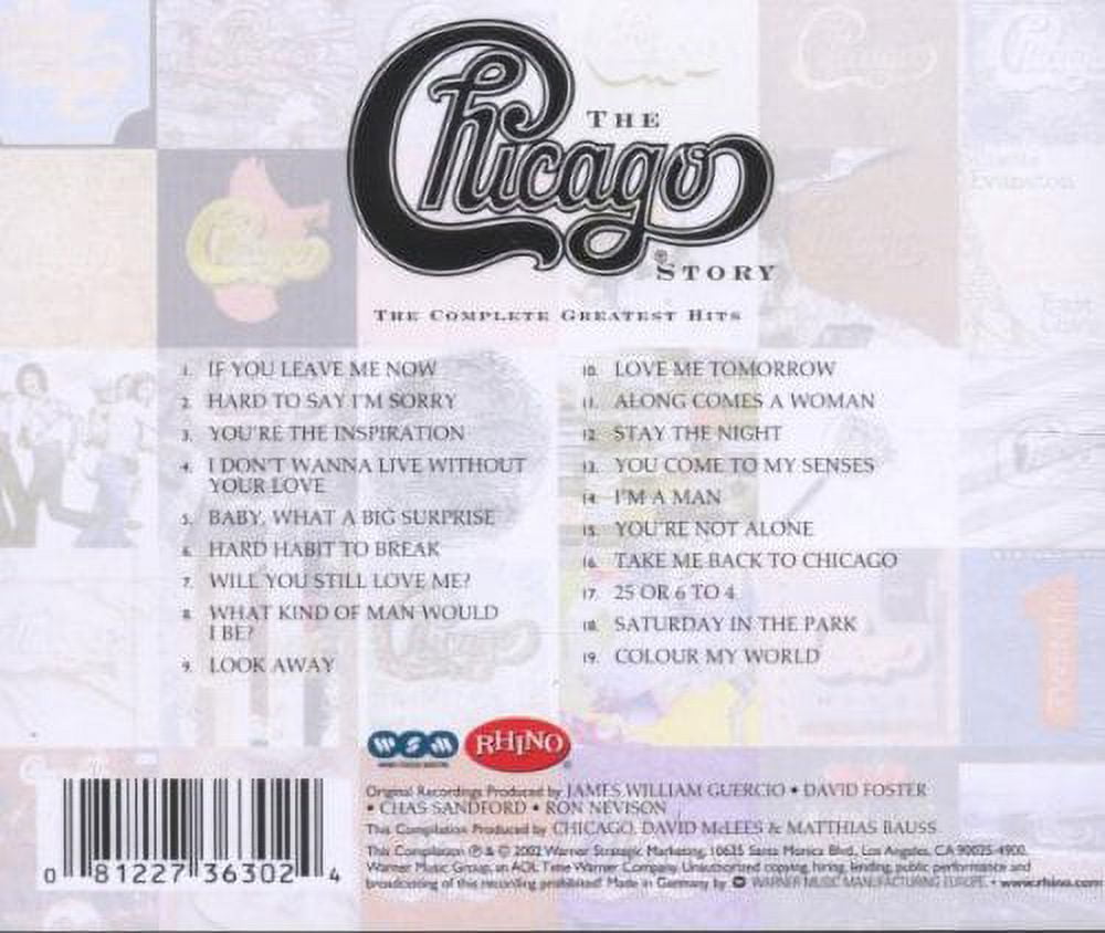 Rhino/Wea UK Chicago Story Complete Greatest Hits Music & Performance (Audio CD) roxy5