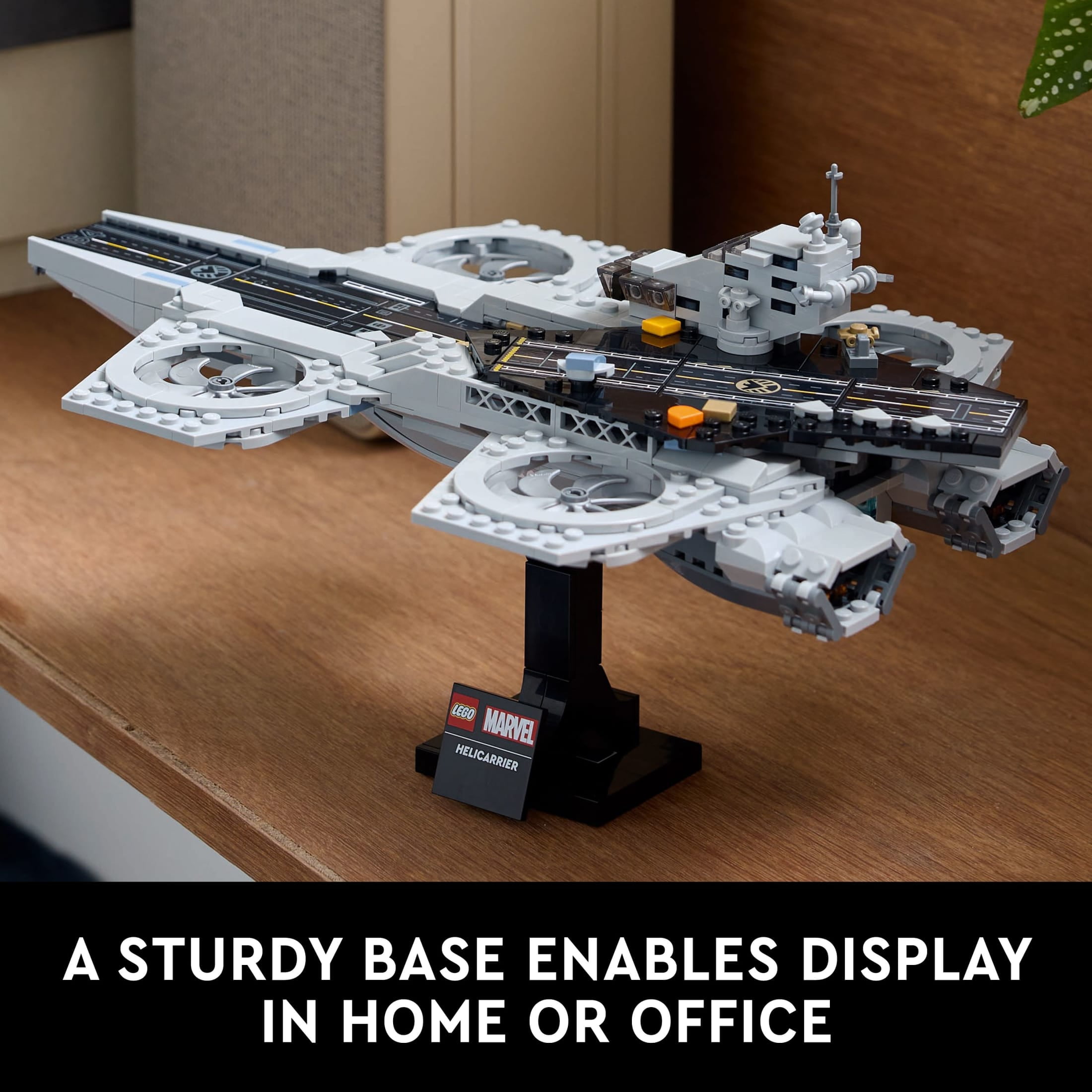 LEGO Marvel The Avengers Helicarrier Building Set for Adults (509 Pieces, 13 in. Long) 3n408