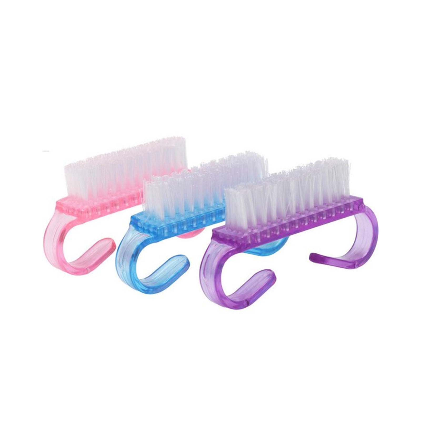 Style& Handle Grip Fingernail Scrub Brush for Hand and Toe Cleaning (Pink, 24 Pack) 4uwgh