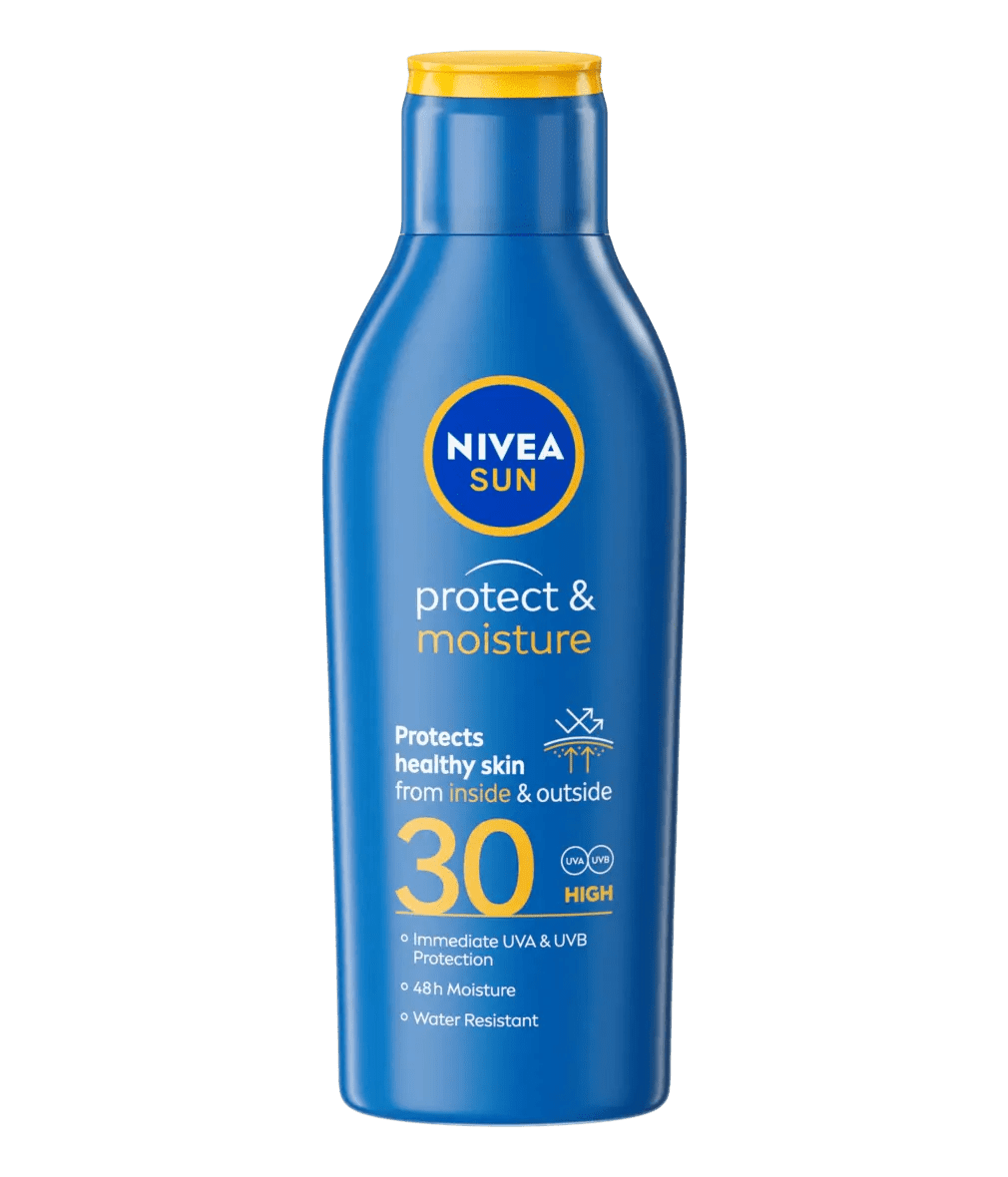 Nivea Sun Protect & Moisture Sunscreen Lotion SPF 30 (White, 6.76 fl oz) ty8sh