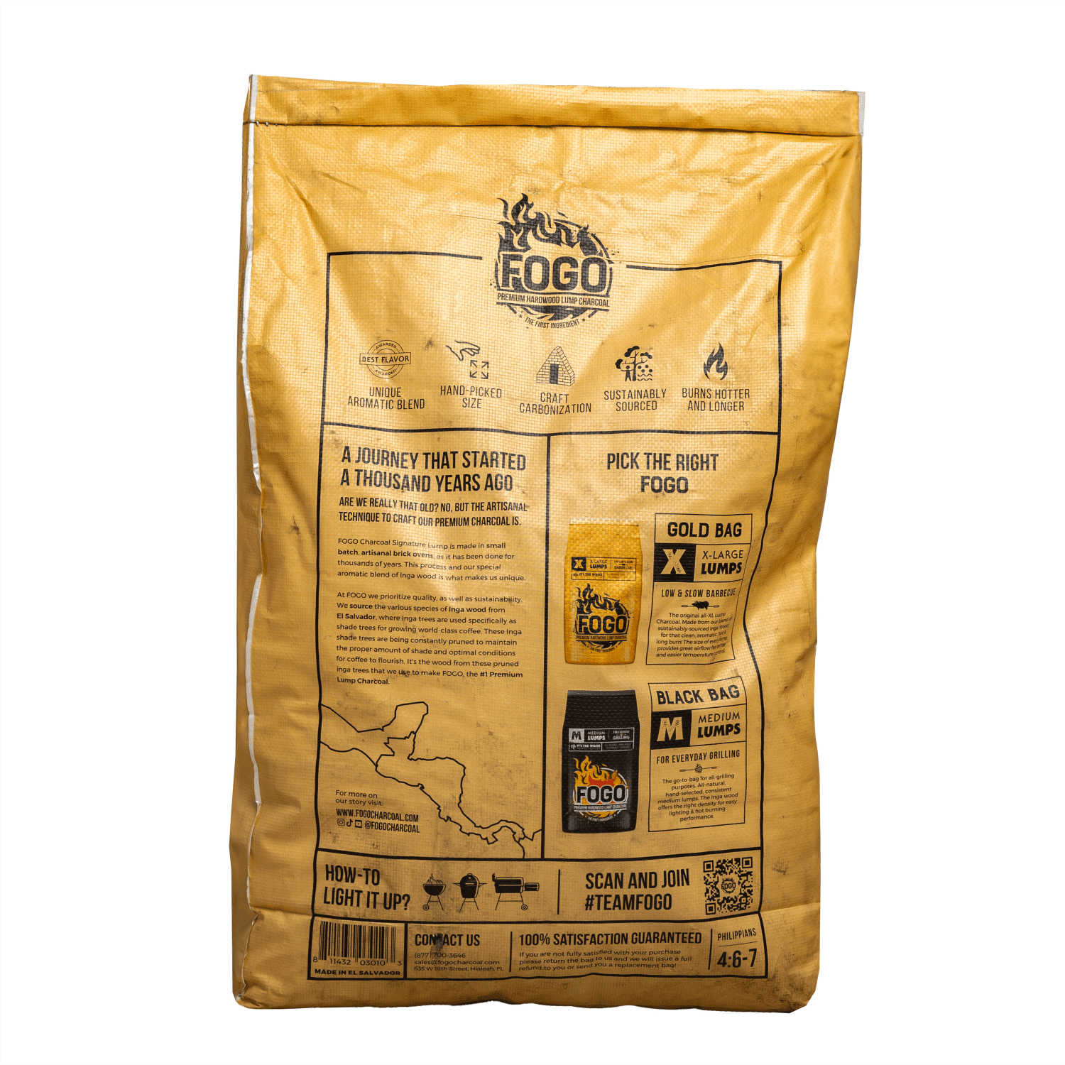 FOGO Premium Oak Hardwood Lump Charcoal for Grilling and Smoking (17.6 lb) ydpow