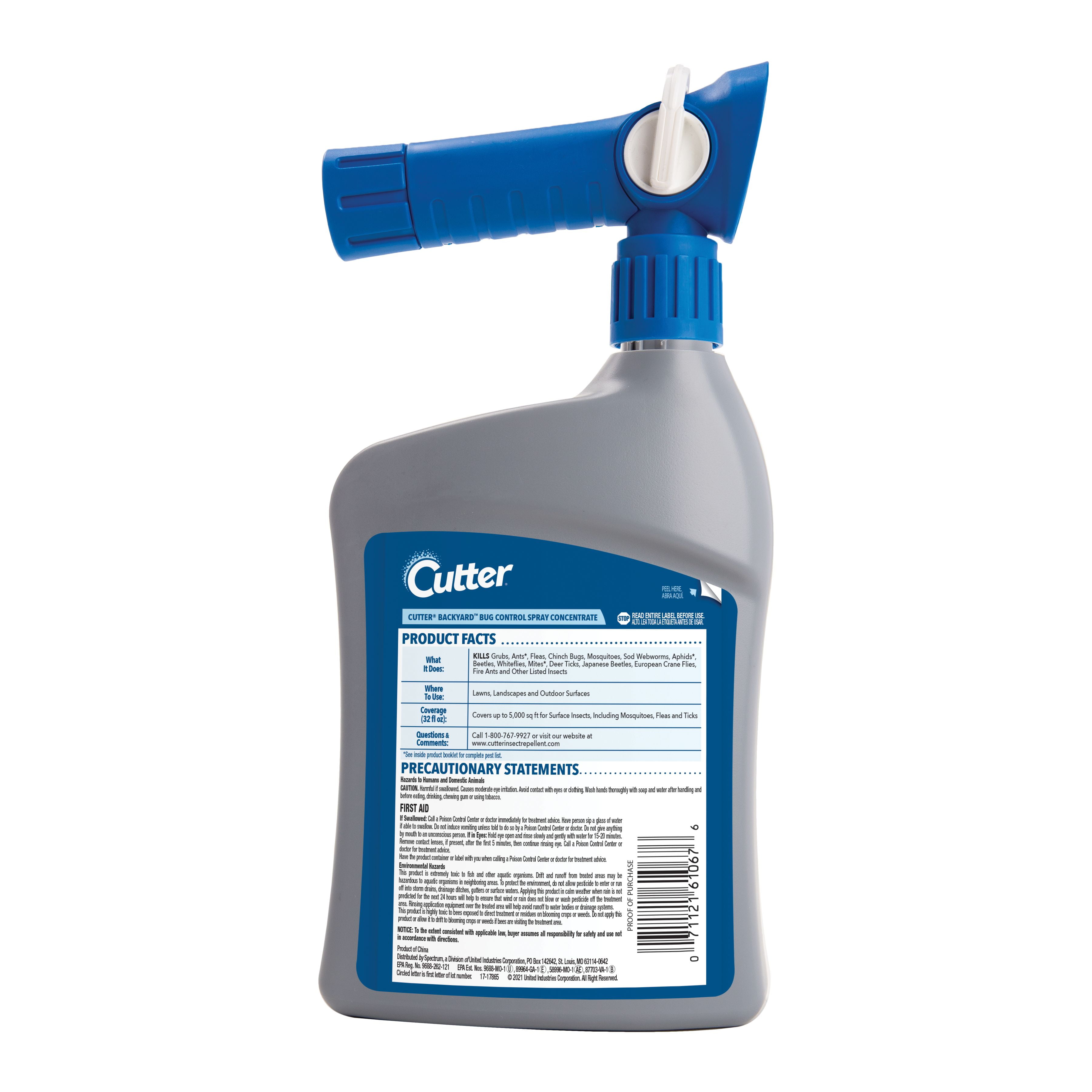 Cutter Backyard Bug Control Outdoor Insect Killer Spray (2 Pack, 32 fl oz) r6w6n