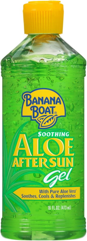 Banana Boat Aloe After Sun Gel Soothing Moisturizer (Clear, 16 oz, Pack of 2) 83dyl