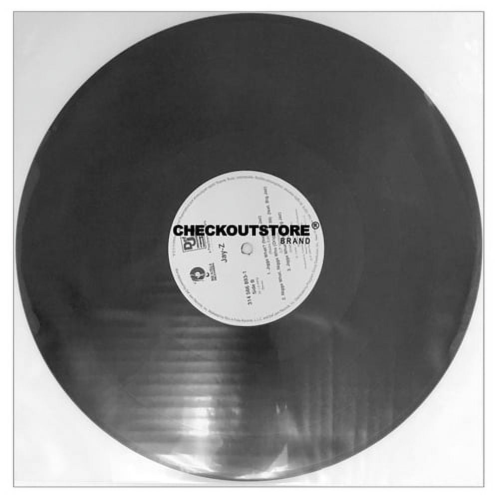 CheckOutStore 12-inch Vinyl Record Inner Sleeves, Protective CPP Plastic Covers for 33 RPM LP (5000 Pack) 4behu
