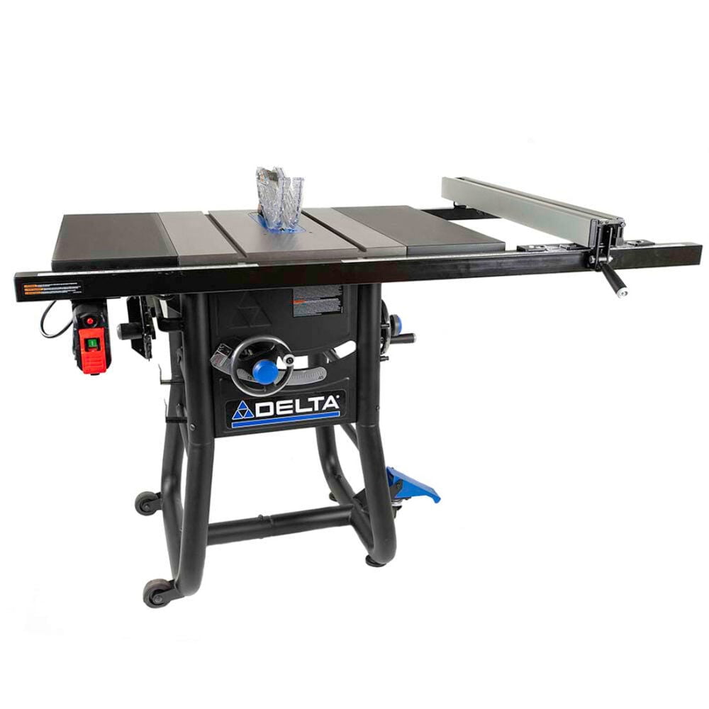 Delta 36-5000T2 15 Amp Contractor Table Saw with Steel Extensions (30 in) 6vkj9