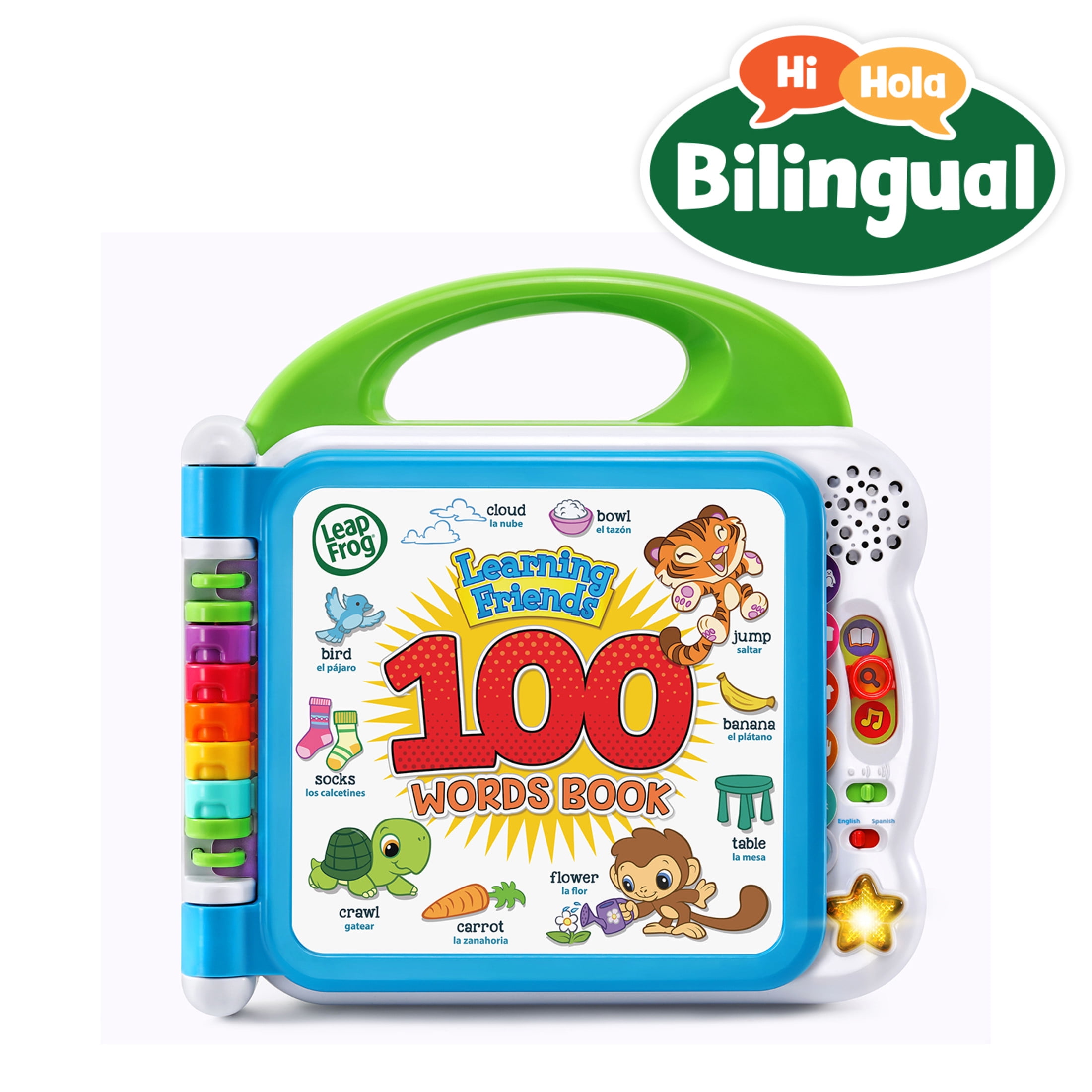 LeapFrog Learning Friends 100 Words Bilingual Electronic Book (English and Spanish, 1 Unit) q12mv