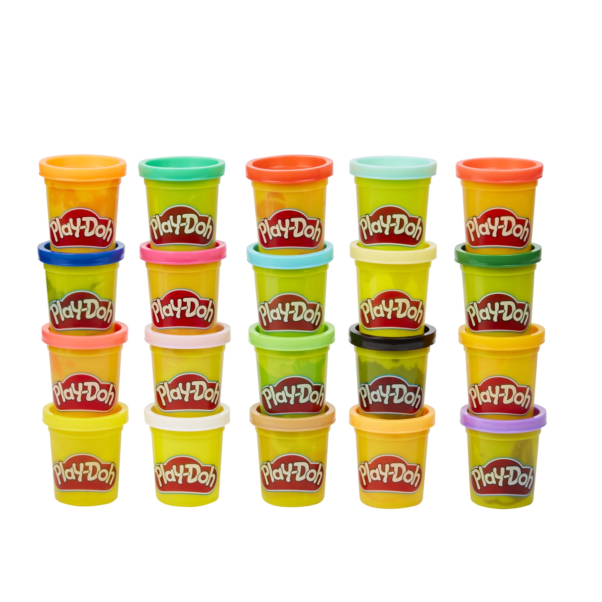 Play-Doh Bucket of Fun Modeling Compound Set with 14 Tools and Cutters (20 Colors, 40 oz) 0nzxz