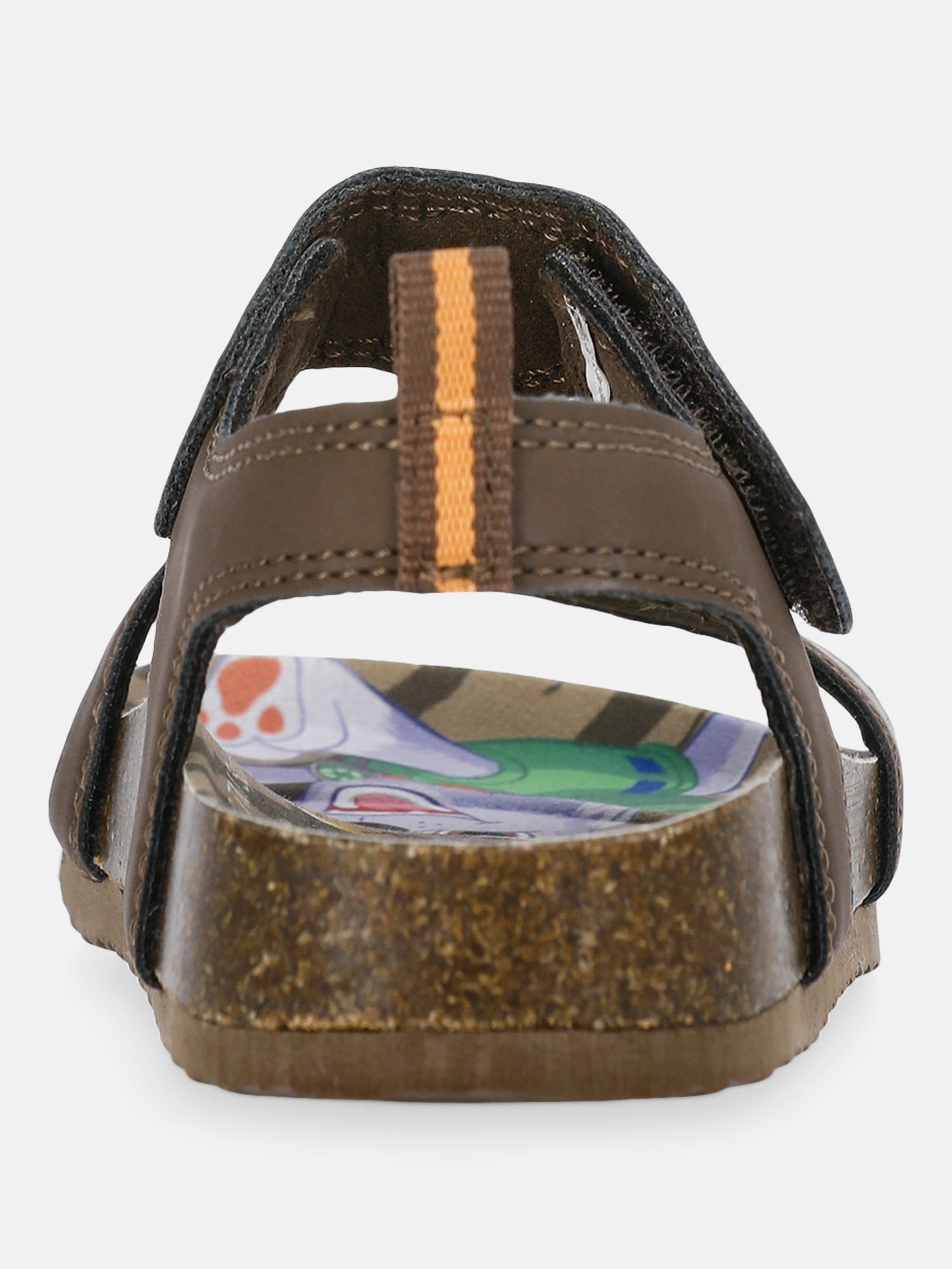 PAW Patrol Toddler Boys Two-Strap Sandals (Brown, 8 Toddler) zeks2