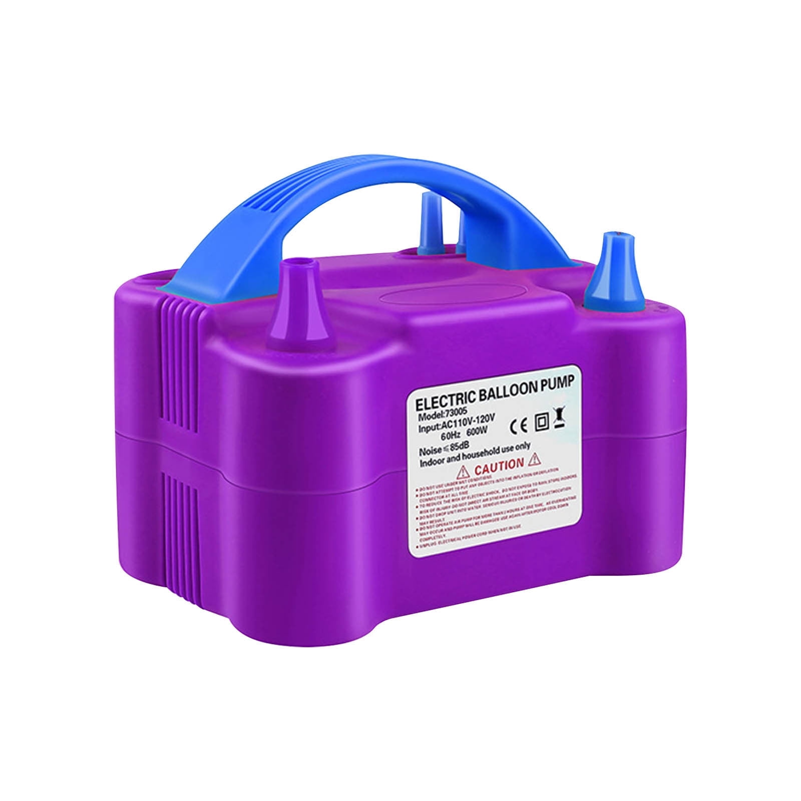 Sokhug Electric Balloon Pump Dual-Hole Automatic Inflator for Party Decorations (Pink, 600W) 43tru