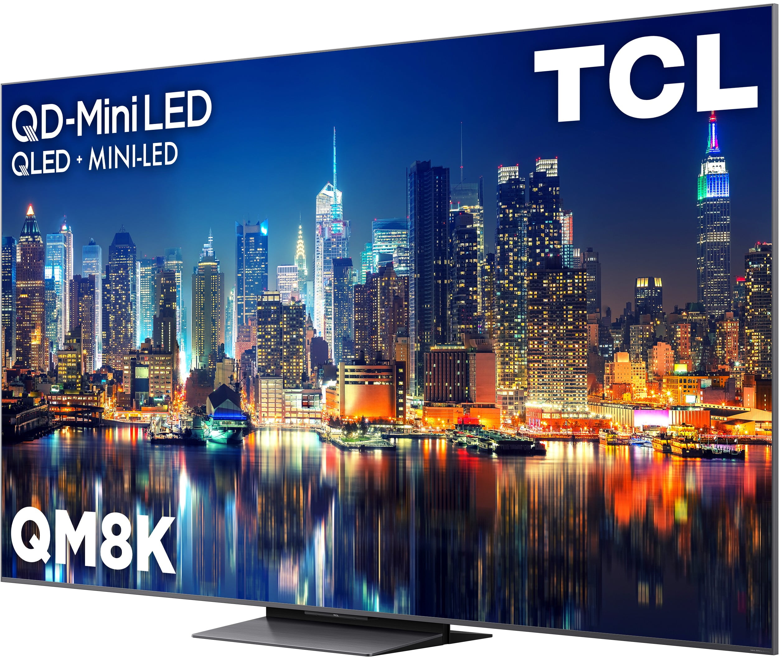 TCL 75-inch Class QM8K Series QD-Mini LED 4K UHD Smart Google TV (144Hz, HDR5000, Local Dimming) 599e5