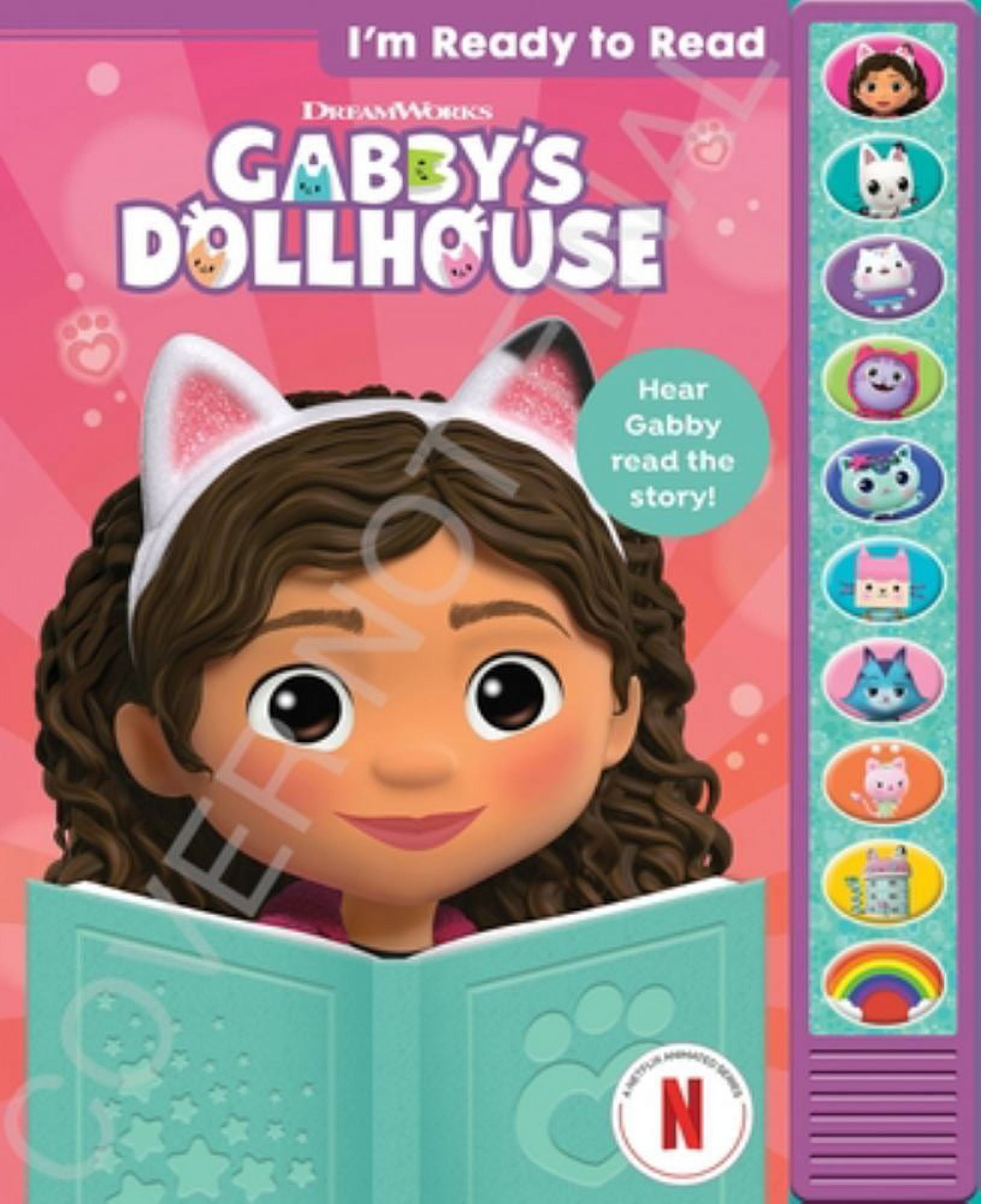 PHOENIX INTL DreamWorks Gabby's Dollhouse I'm Ready to Read Sound Book (Hardcover, 10 in) sr3zp
