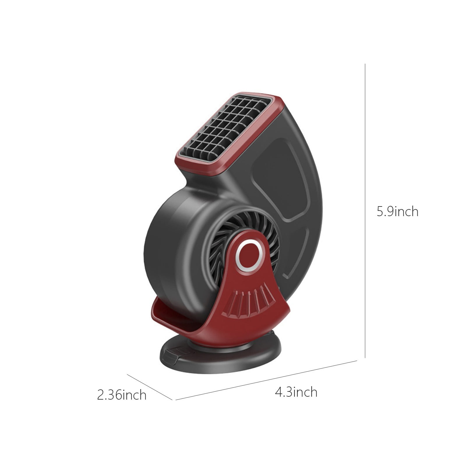 ZFYXGS Portable Car Heater and Defroster (Red, 24V) plrad