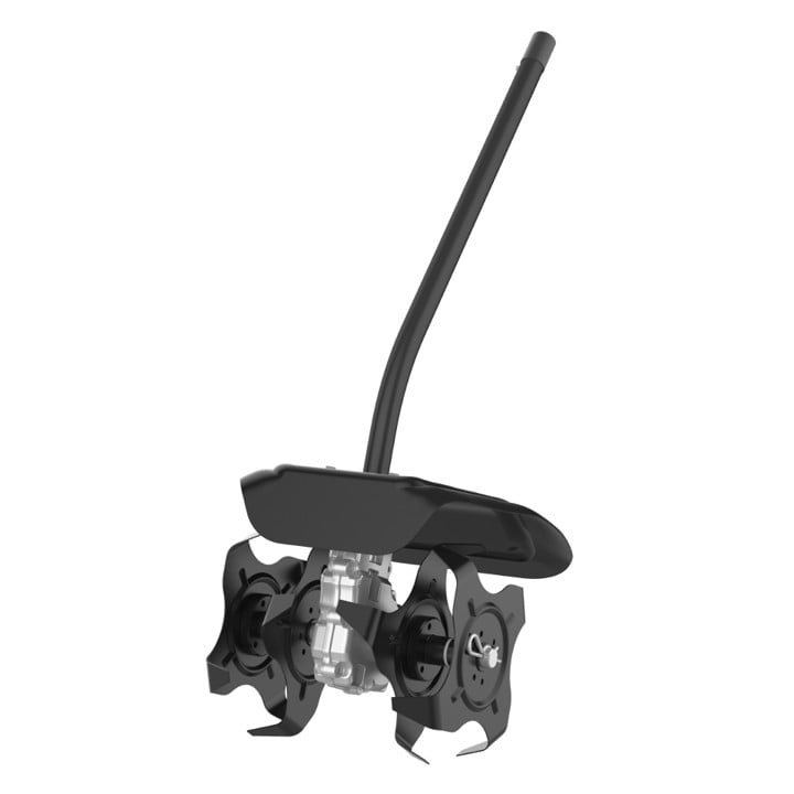 Link-On Curved Shaft Cultivator Attachment for String Trimmers (7 in. to 10 in. Adjustable Width) h49dl