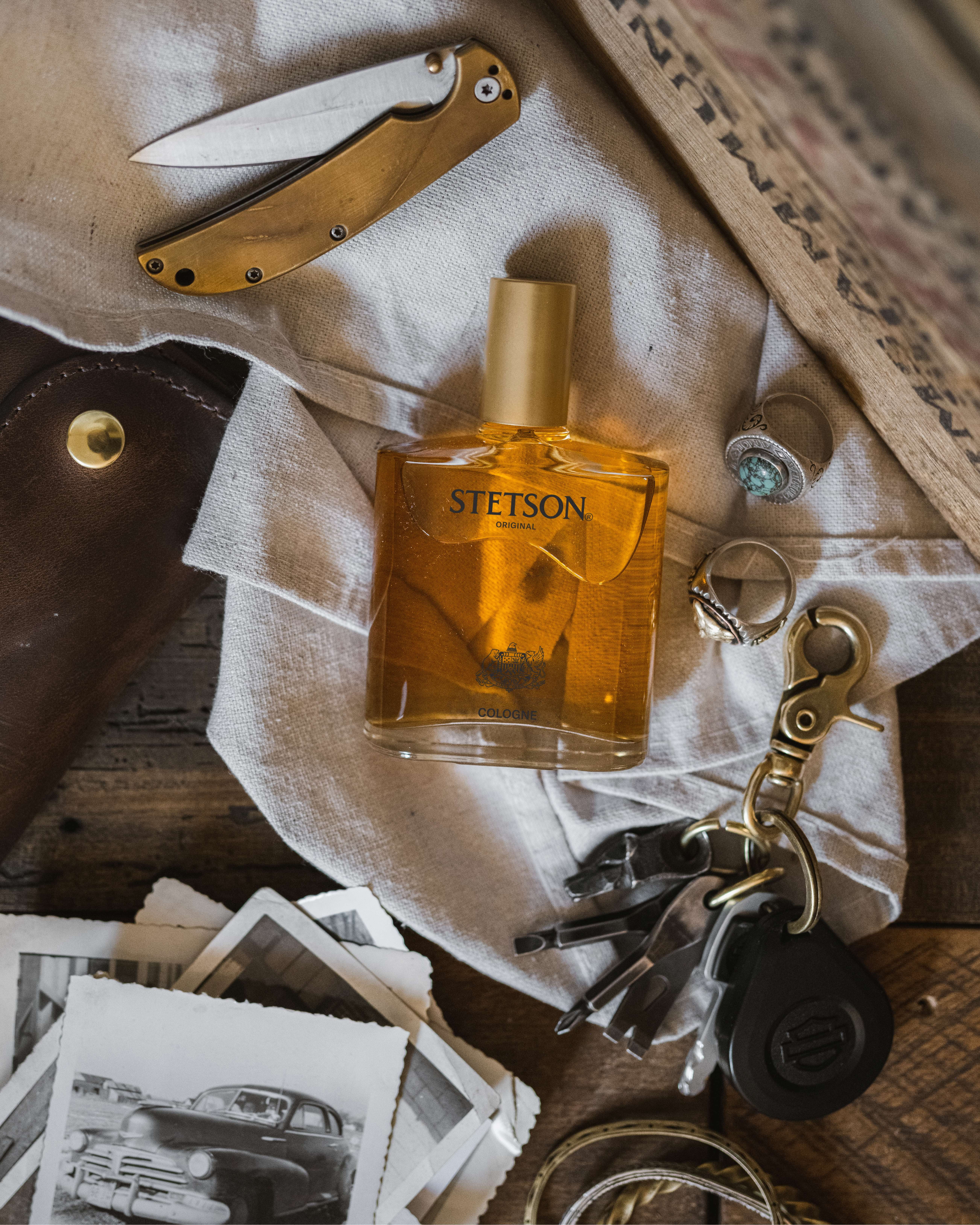 Stetson Original Eau de Cologne for Men, Classic Woody Musk Fragrance (3.5 fl oz) d5tn2