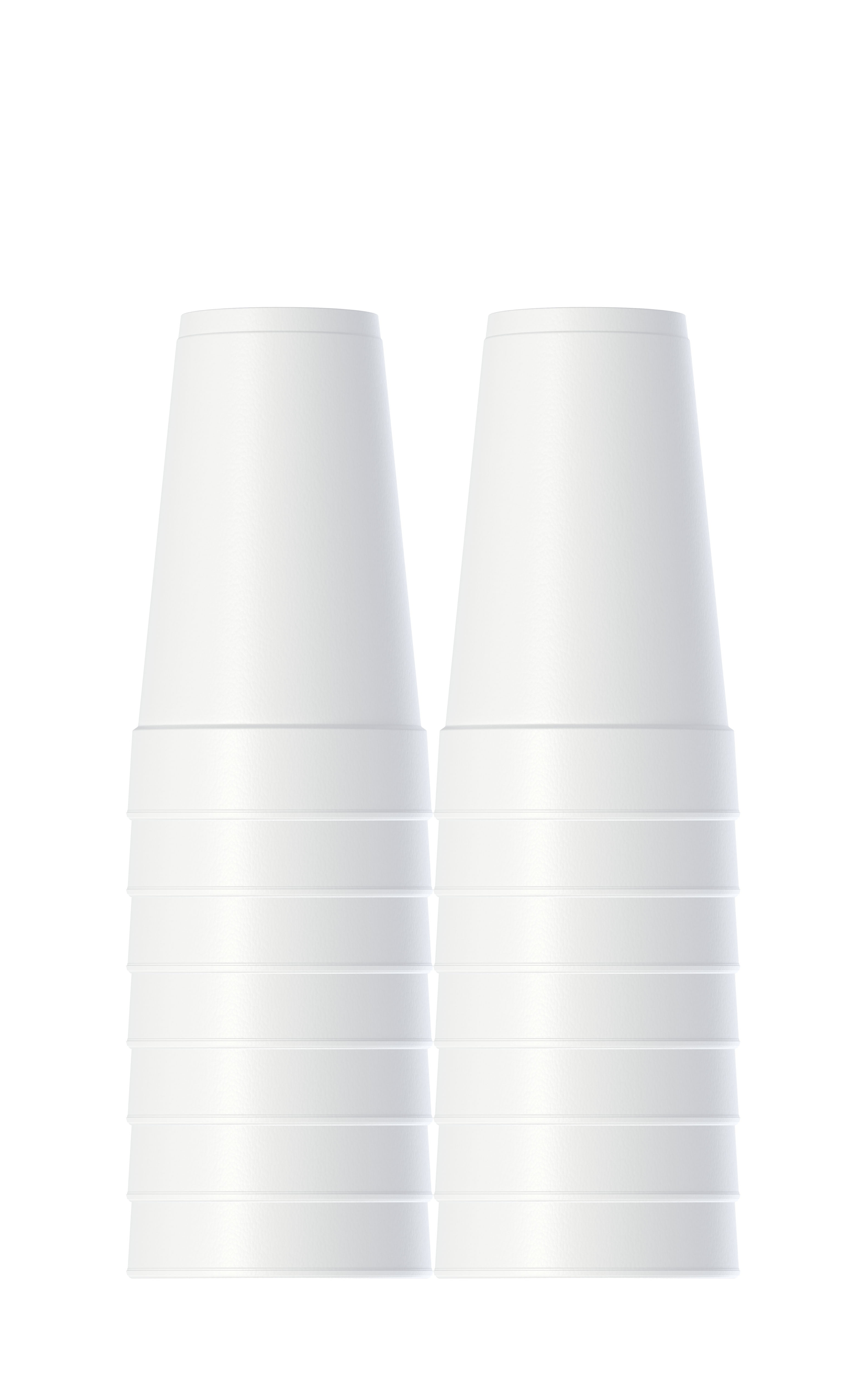 Great Value Insulated Disposable Foam Cups for Hot and Cold Beverages (White, 20 fl oz, 14 Count) pmnpy