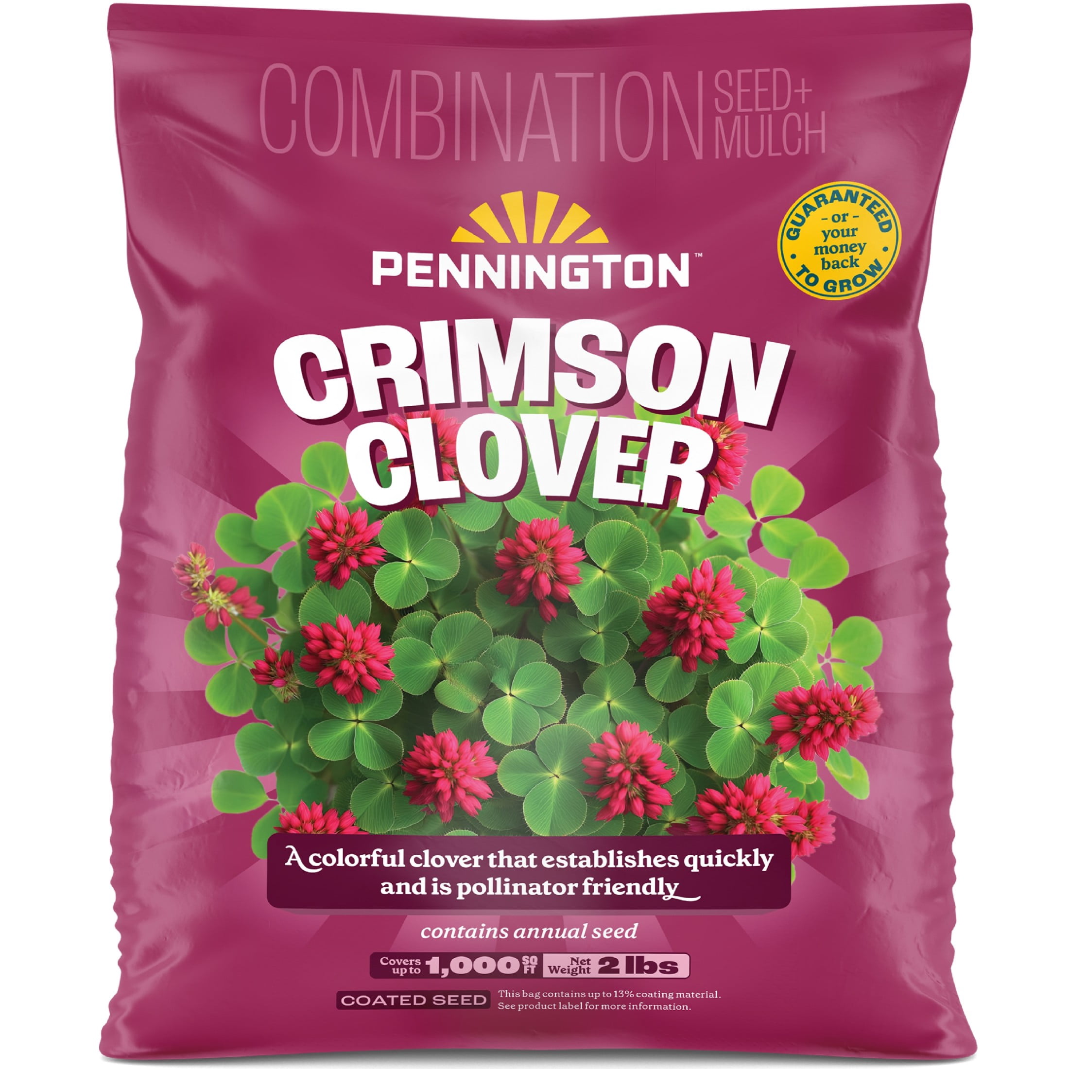 Pennington Crimson Clover Seed (2 lb) t0y1x