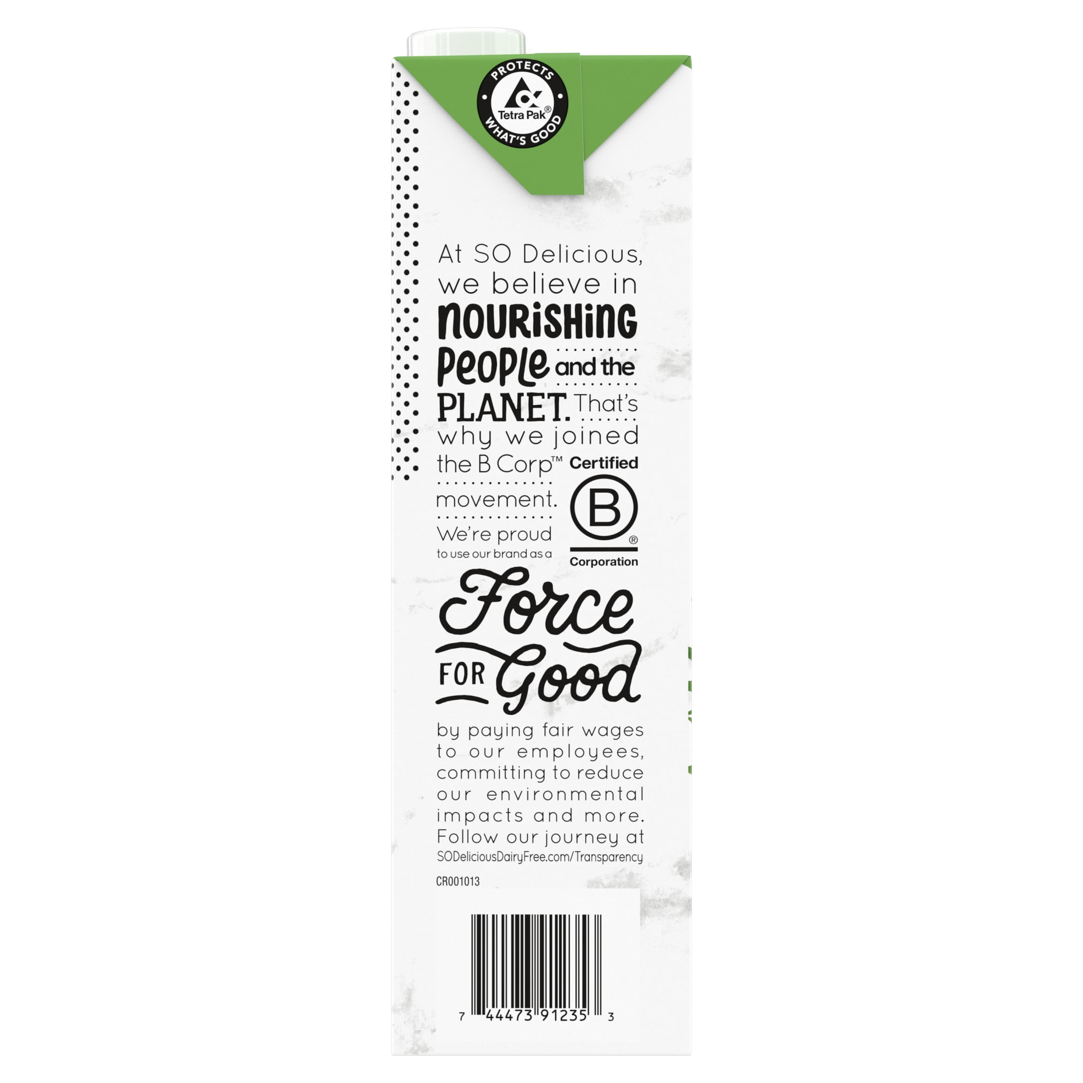 So Delicious Organic Unsweetened Coconut Milk, Dairy Free & Vegan Plant Based Milk (32 fl oz) qbmn2