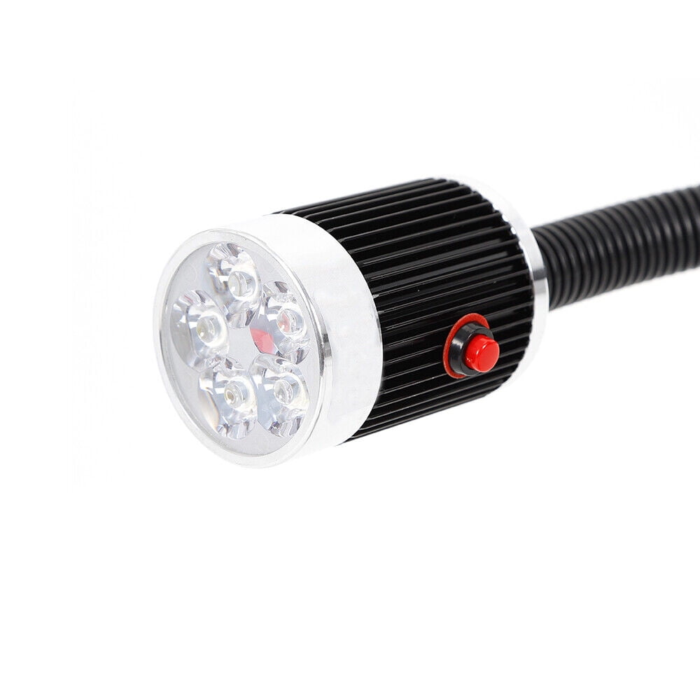 Generic LED Flexible Gooseneck Work Light with Magnetic Base (Black, 12 in) ssmbk