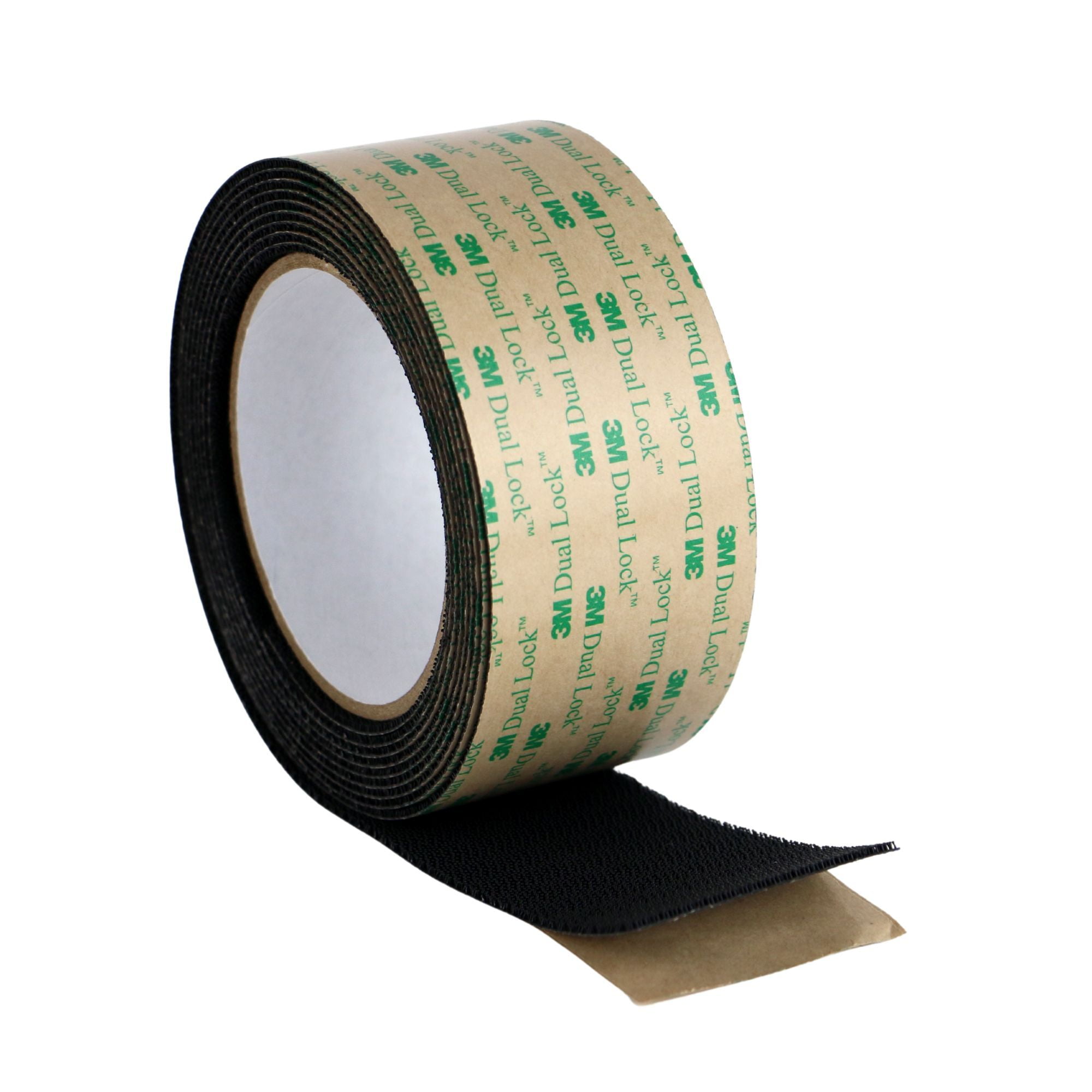 3M Dual Lock Low Profile Reclosable Fastener SJ4575, Heavy-Duty Adhesive Strip (Black, 2 in. x 10 ft.) jkcme