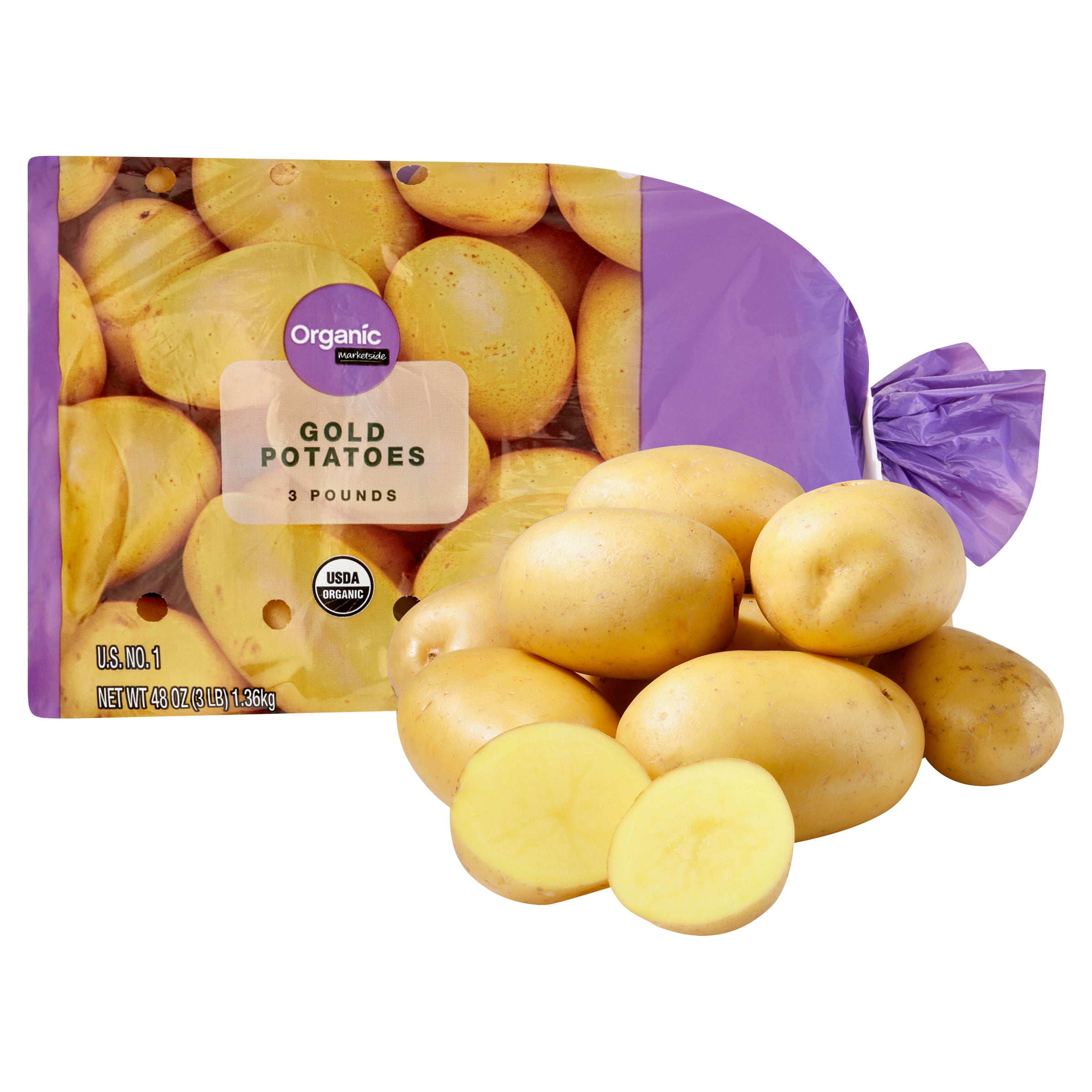 Marketside Organic Gold Potatoes (Gold, 3 lb) 82pxi