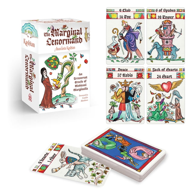 Anastasia Kashian The Marginal Lenormand Oracle Deck (37 Cards with Guide Book, Paperback) zvad8