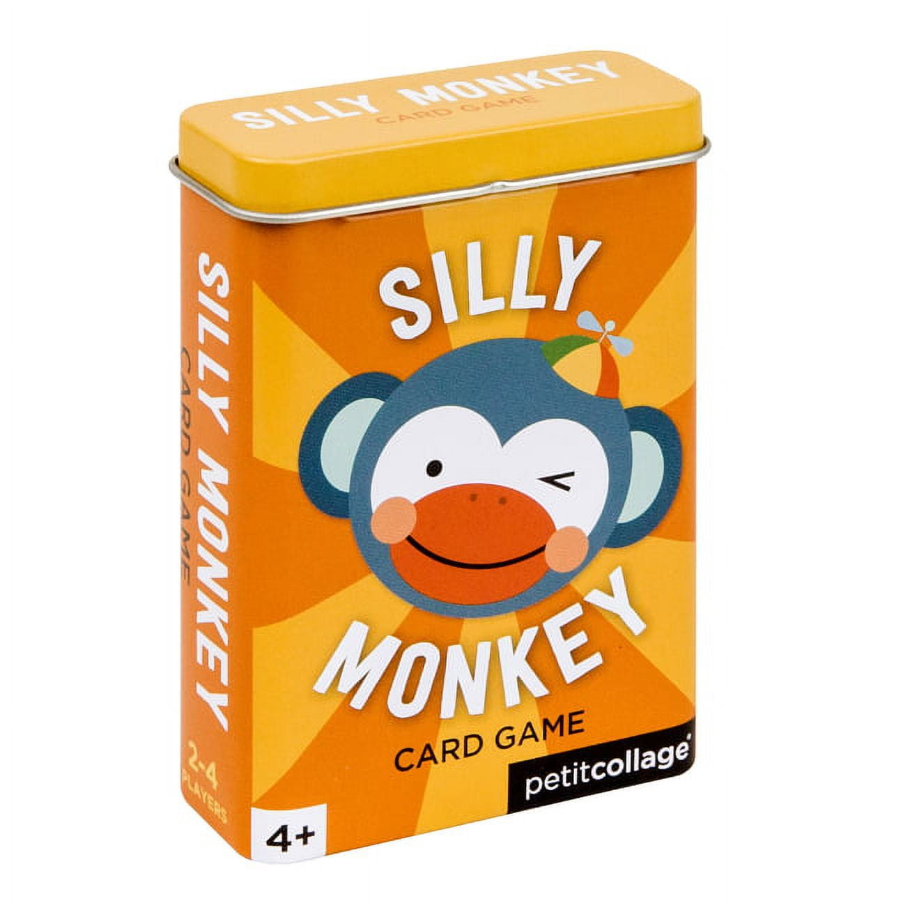 Petit Collage Silly Monkey Card Game (Family Fun Activity, 1 Pack) jarcy