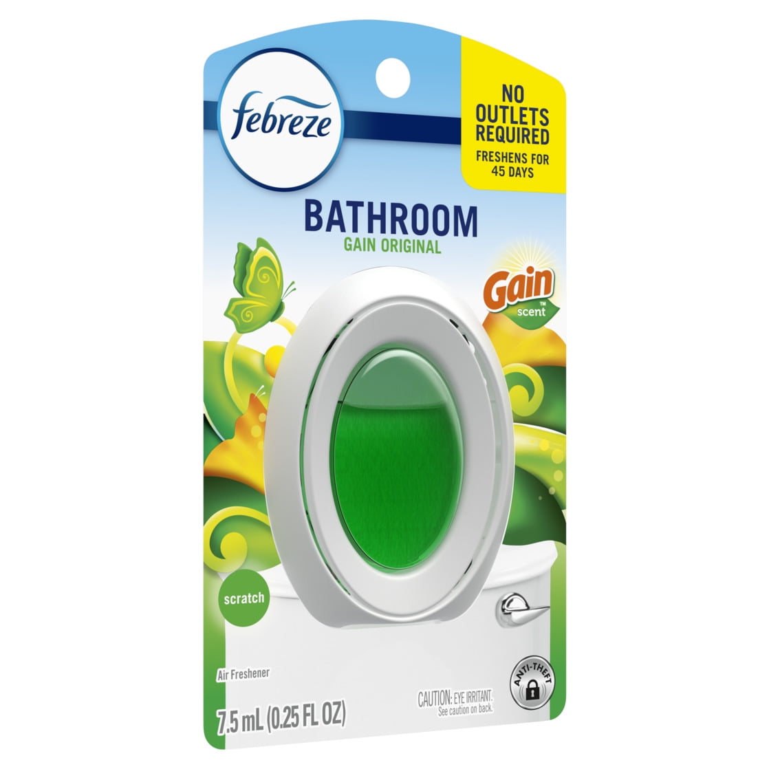 Febreze Small Spaces Air Freshener, Odor-Fighting Gain Original Scent (1 Count, 0.25 fl oz) aus4x