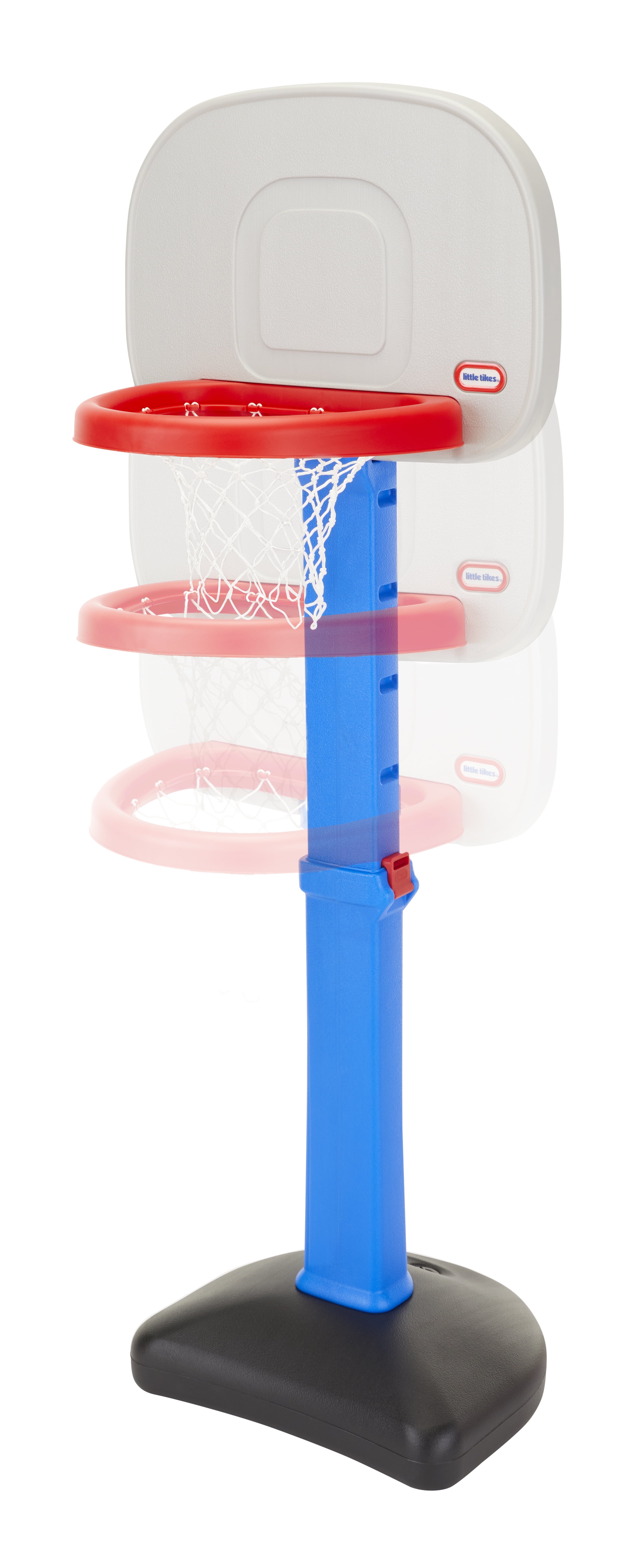 Little Tikes TotSports Easy Score Adjustable Basketball Hoop (Red, 2.5 ft to 4 ft) hp75m