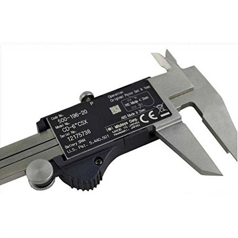 Mitutoyo 500-196-30 Digital Caliper AOS Electronic Measuring Tool (0 to 6 in) ez4ki